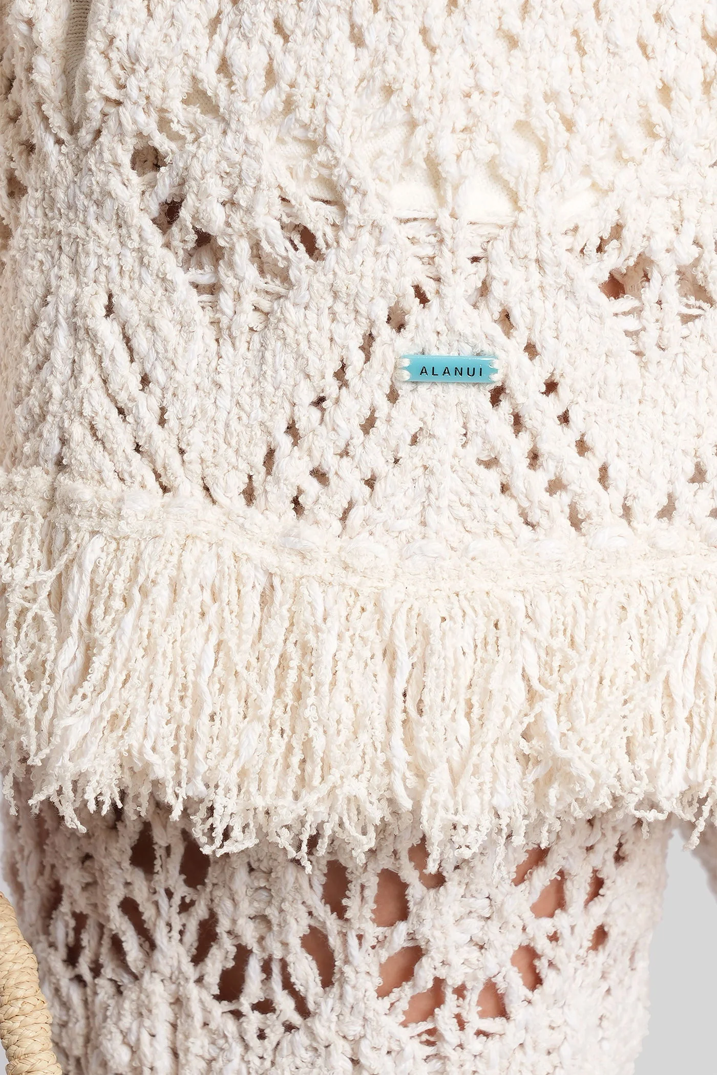 Cardigan in white cotton - Image 5