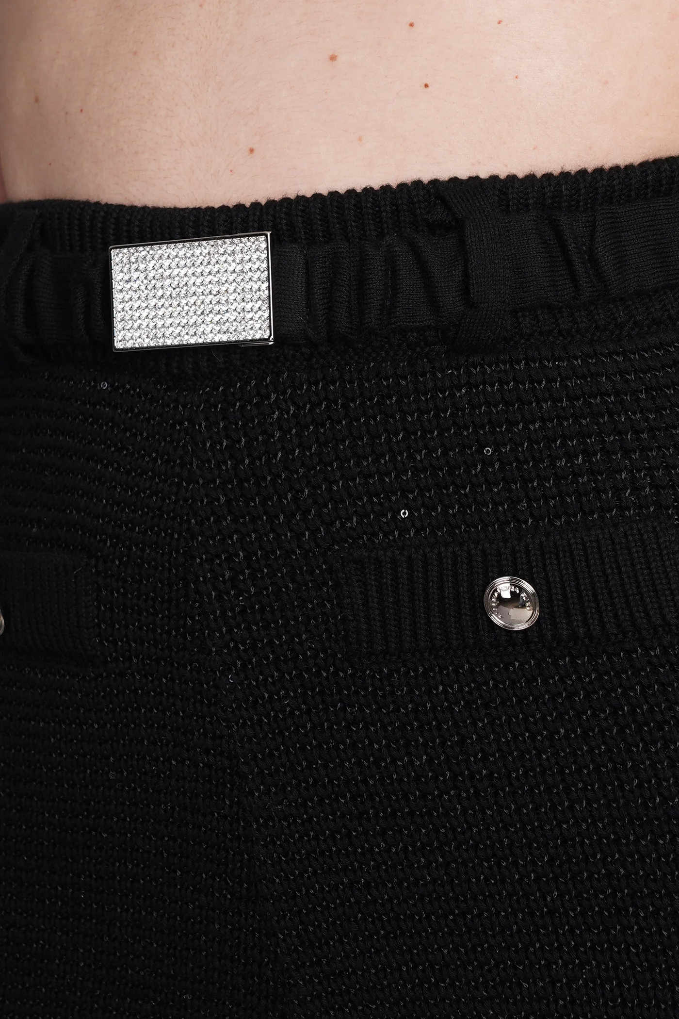 Shorts in black cotton - Image 5