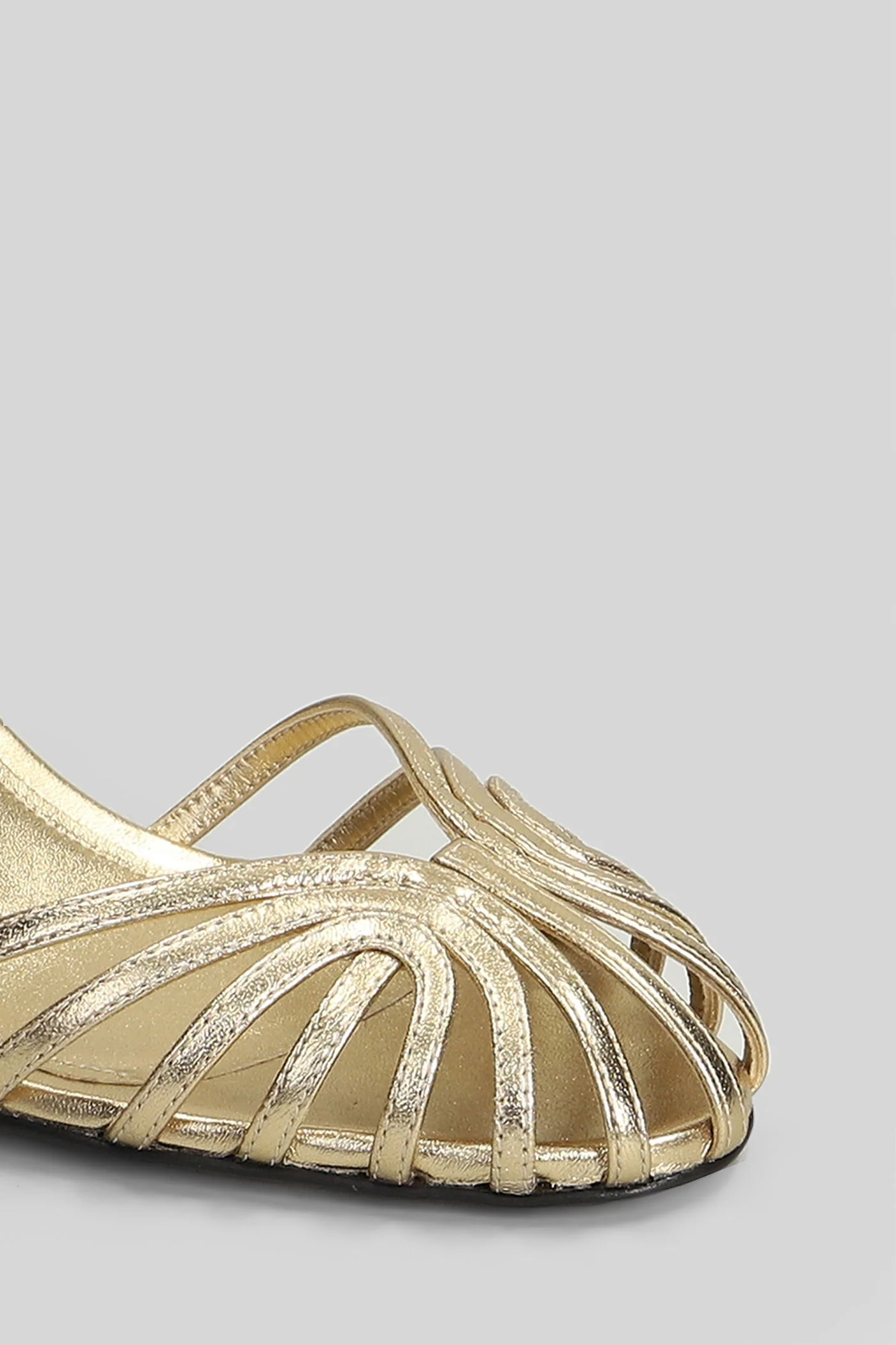Blake 75 Sandals in gold leather - Image 15