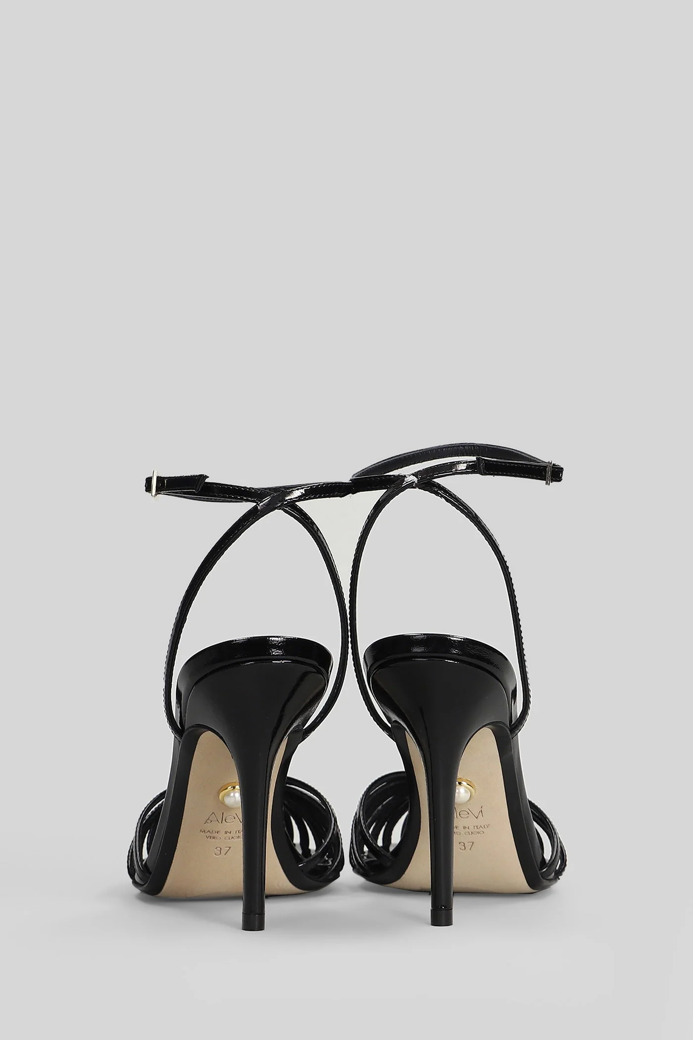Blake 95 Sandals in black patent leather - Image 4