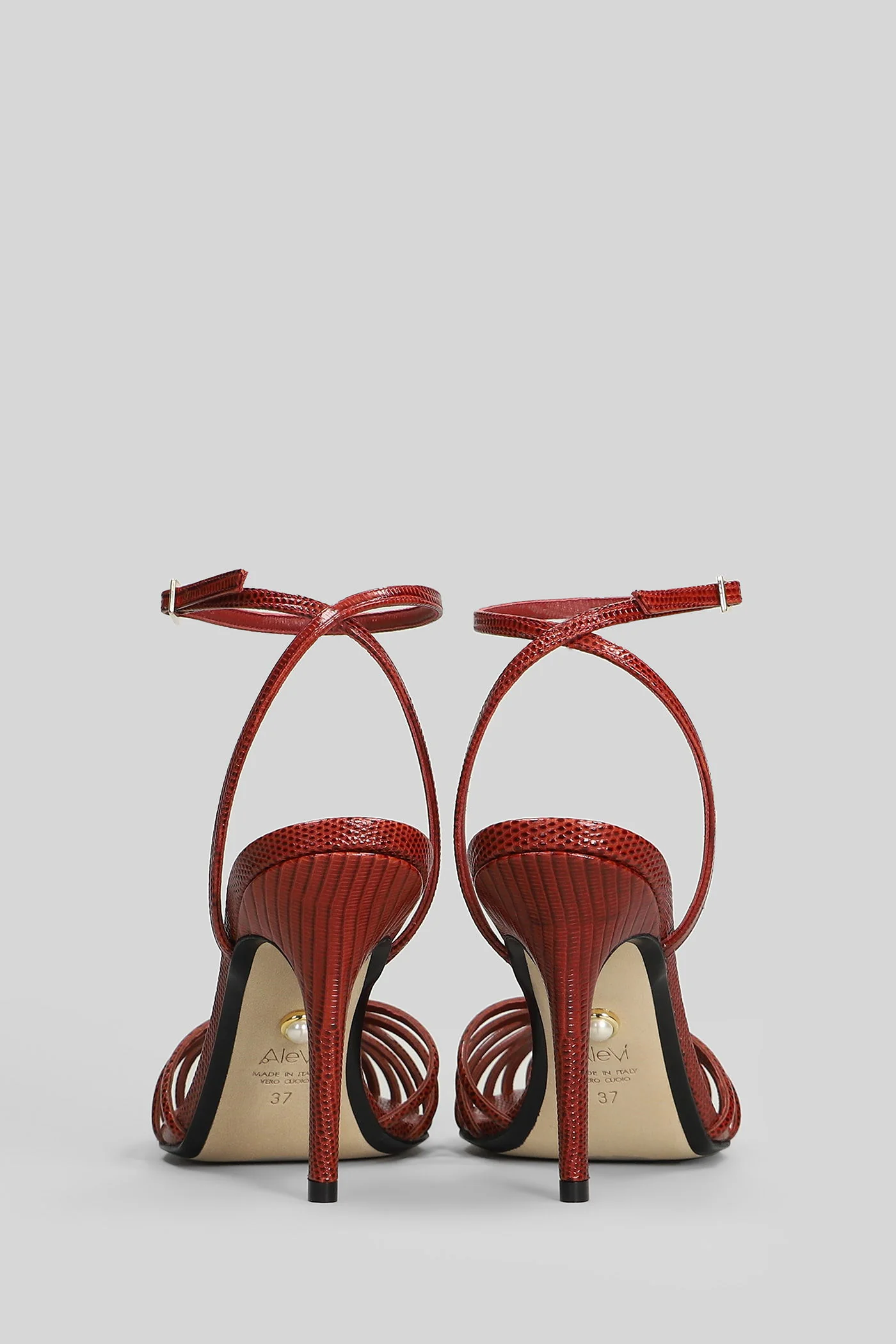 Blake 95 Sandals in brown leather - Image 4