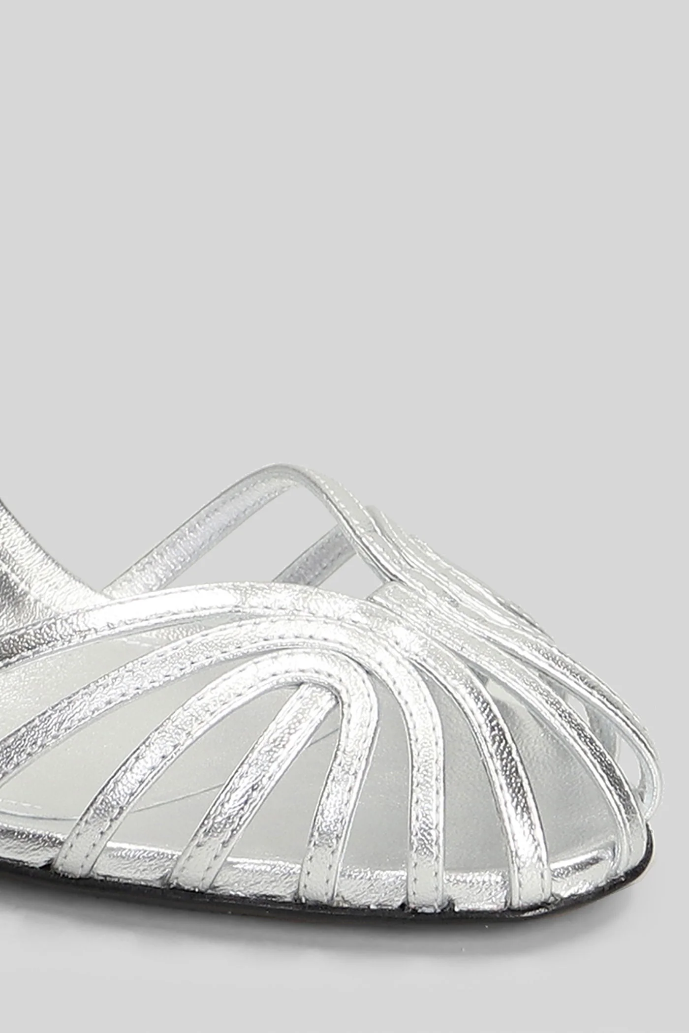 Blake 95 Sandals in silver leather - Image 5