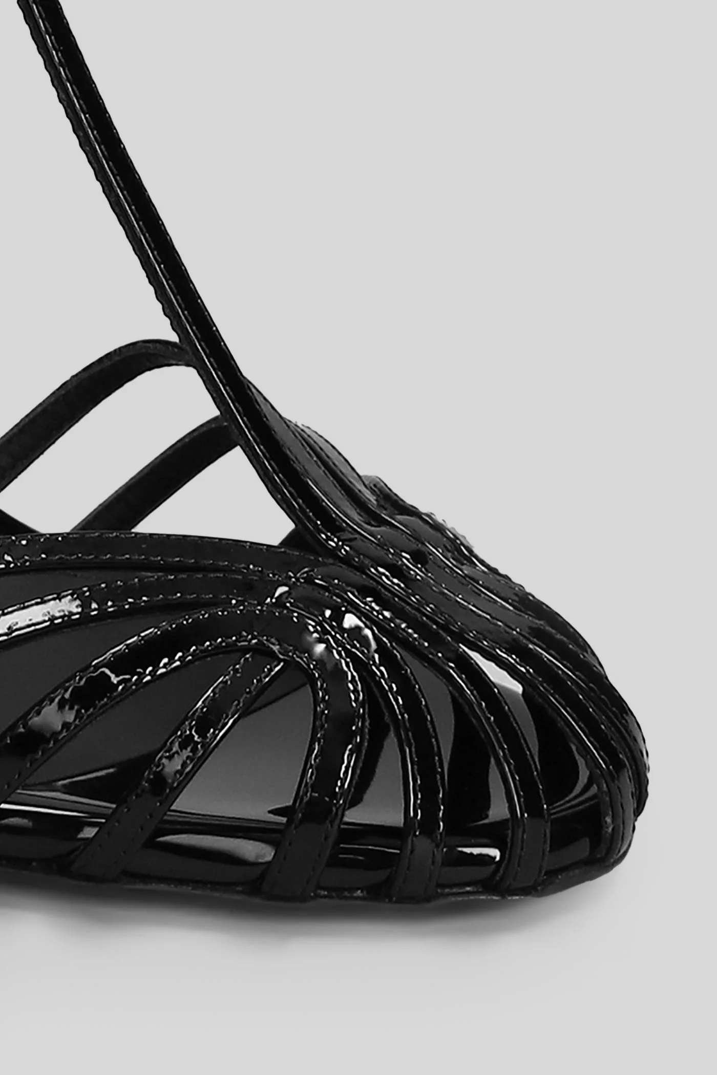 Stella 110 Sandals in black patent leather - Image 5
