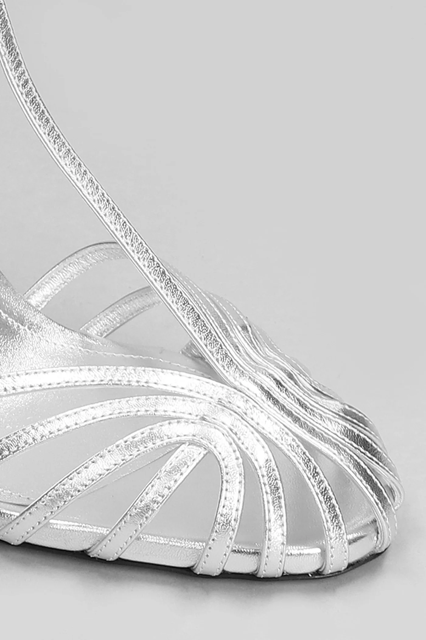 Stella 110 Sandals in silver leather - Image 5