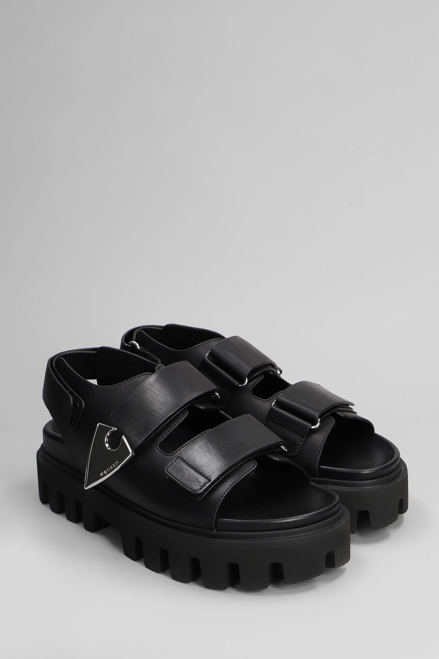 Flats in black leather - Image 2