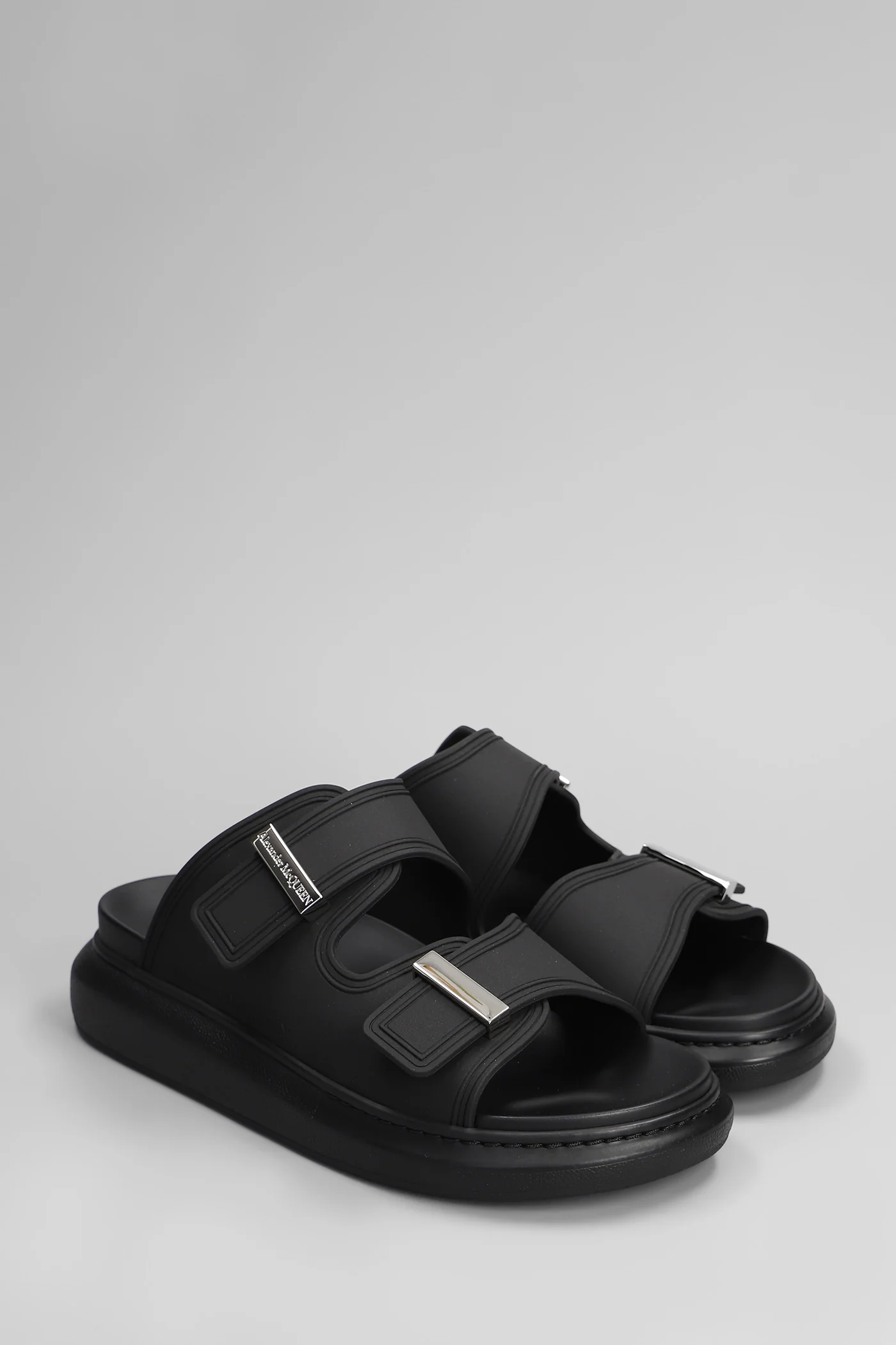 Flats in black rubber/plasic - Image 2
