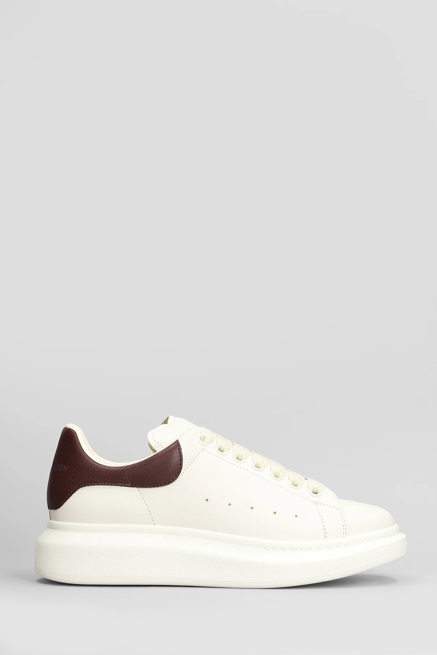 Oversize sneak Sneakers in beige leather - Image 16