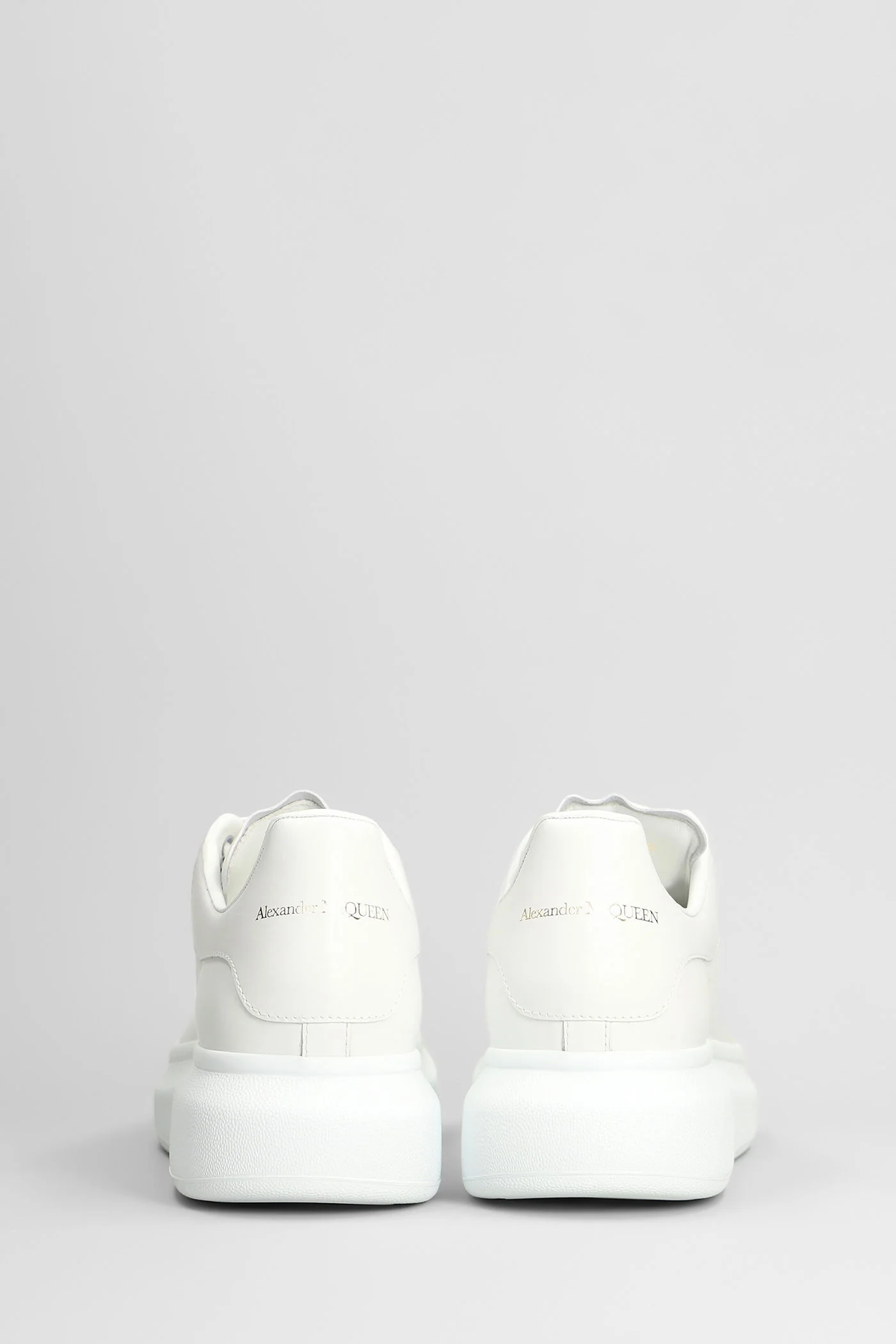 Oversize sneak Sneakers in white leather - Image 4