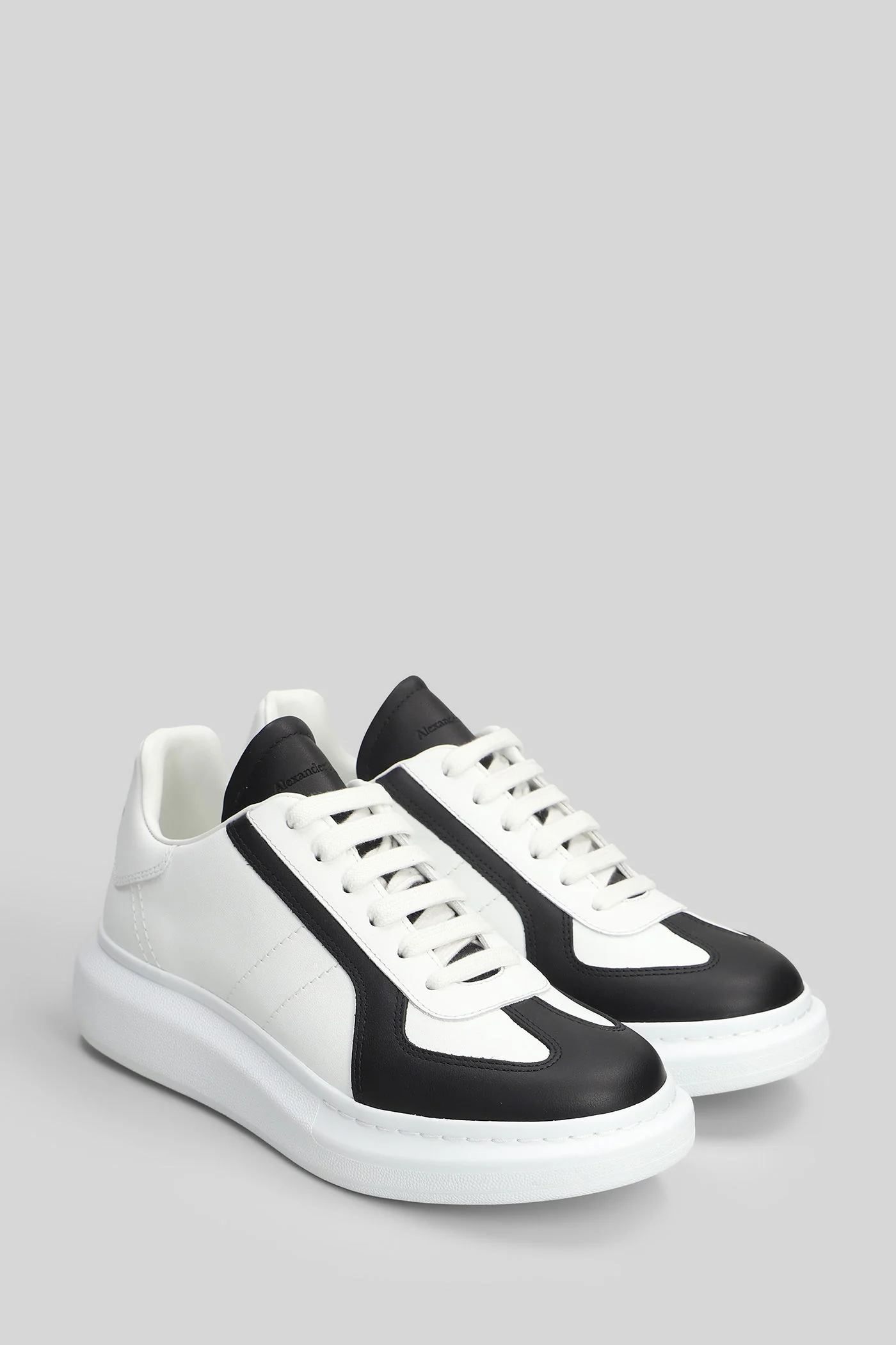 Oversize sneak Sneakers in white leather - Image 2