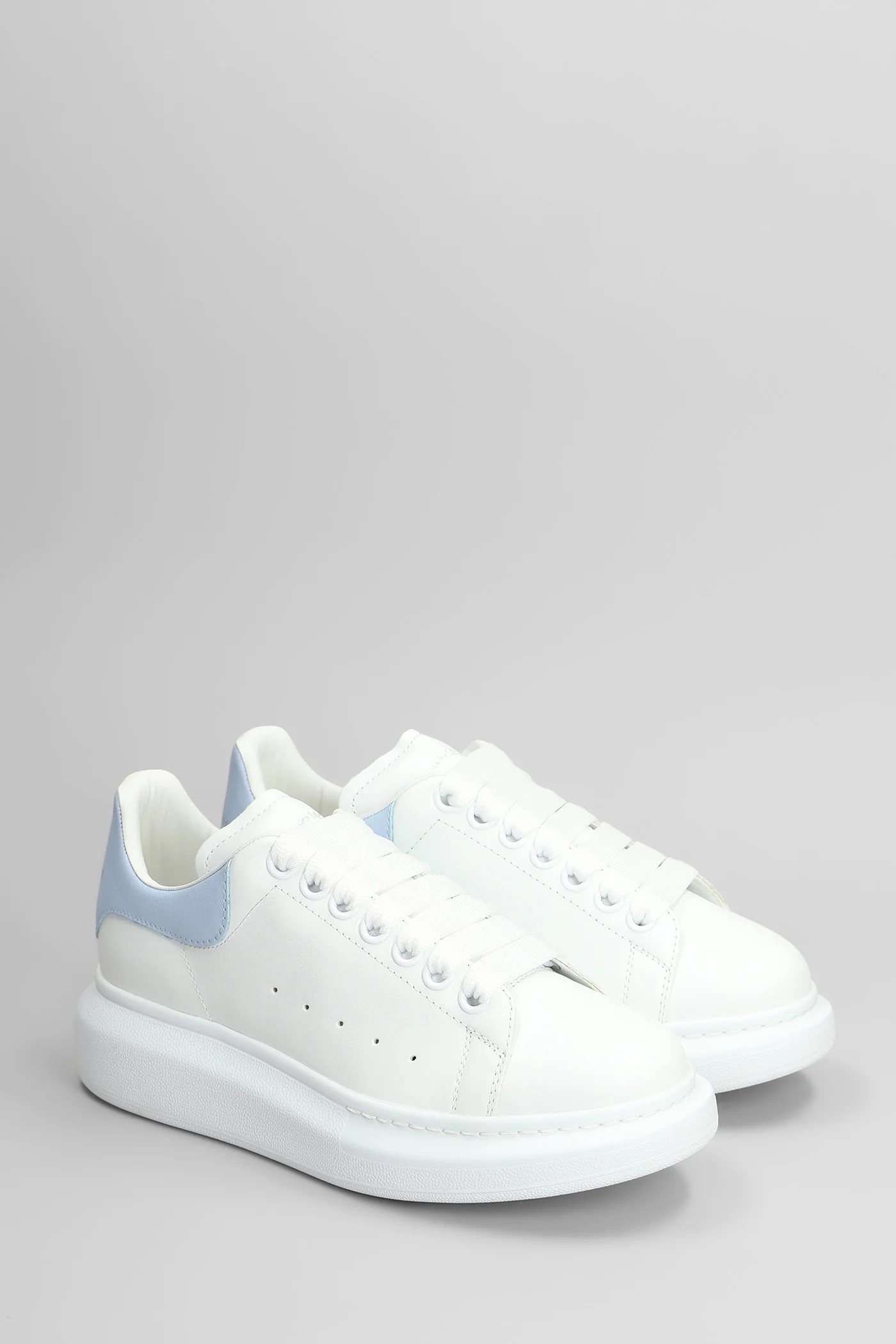Oversize sneak Sneakers in white leather - Image 2
