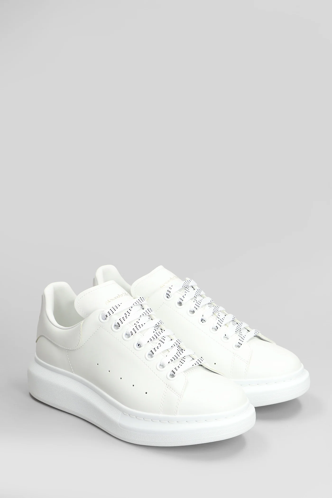 Oversize sneak Sneakers in white leather - Image 2