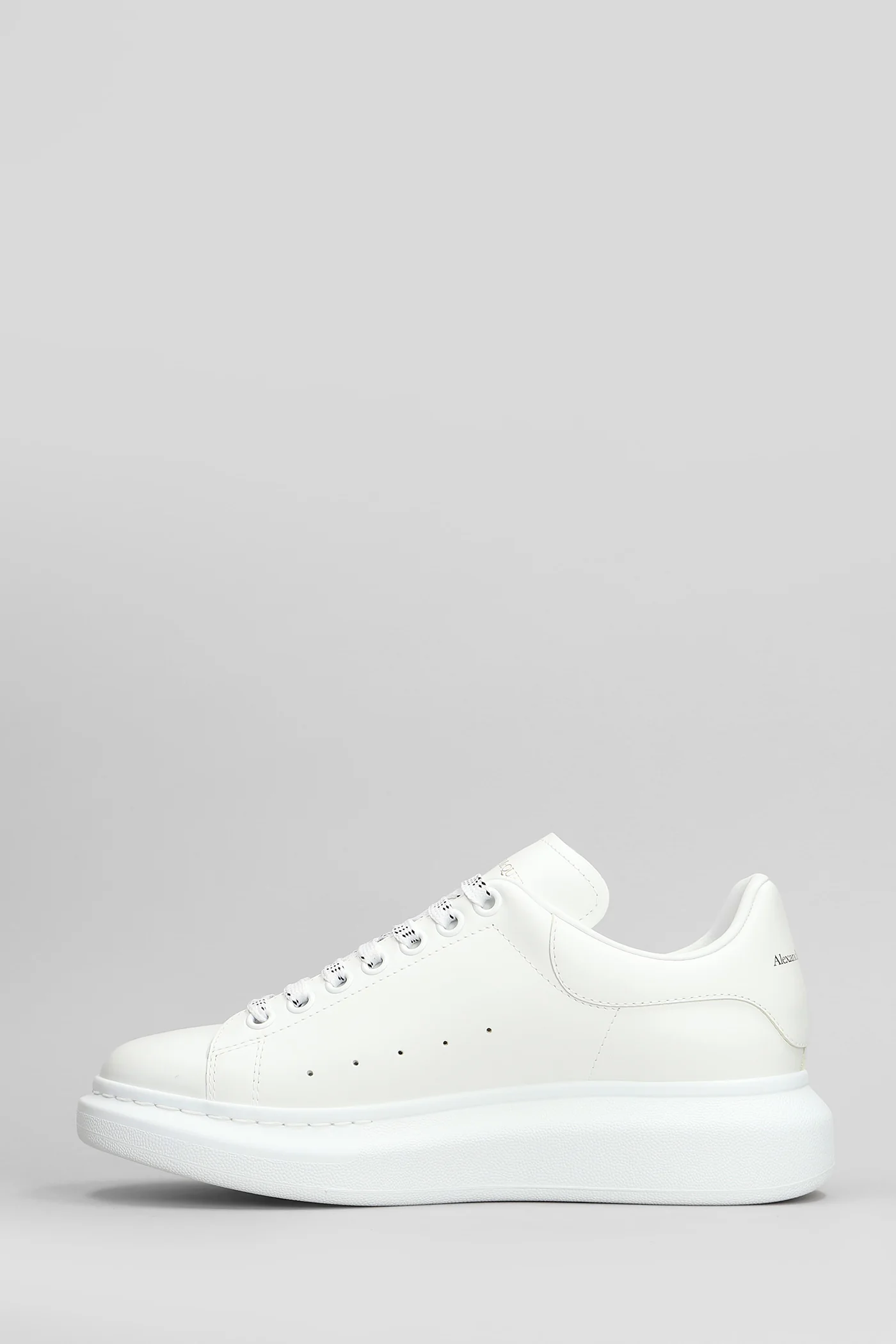 Oversize sneak Sneakers in white leather - Image 3