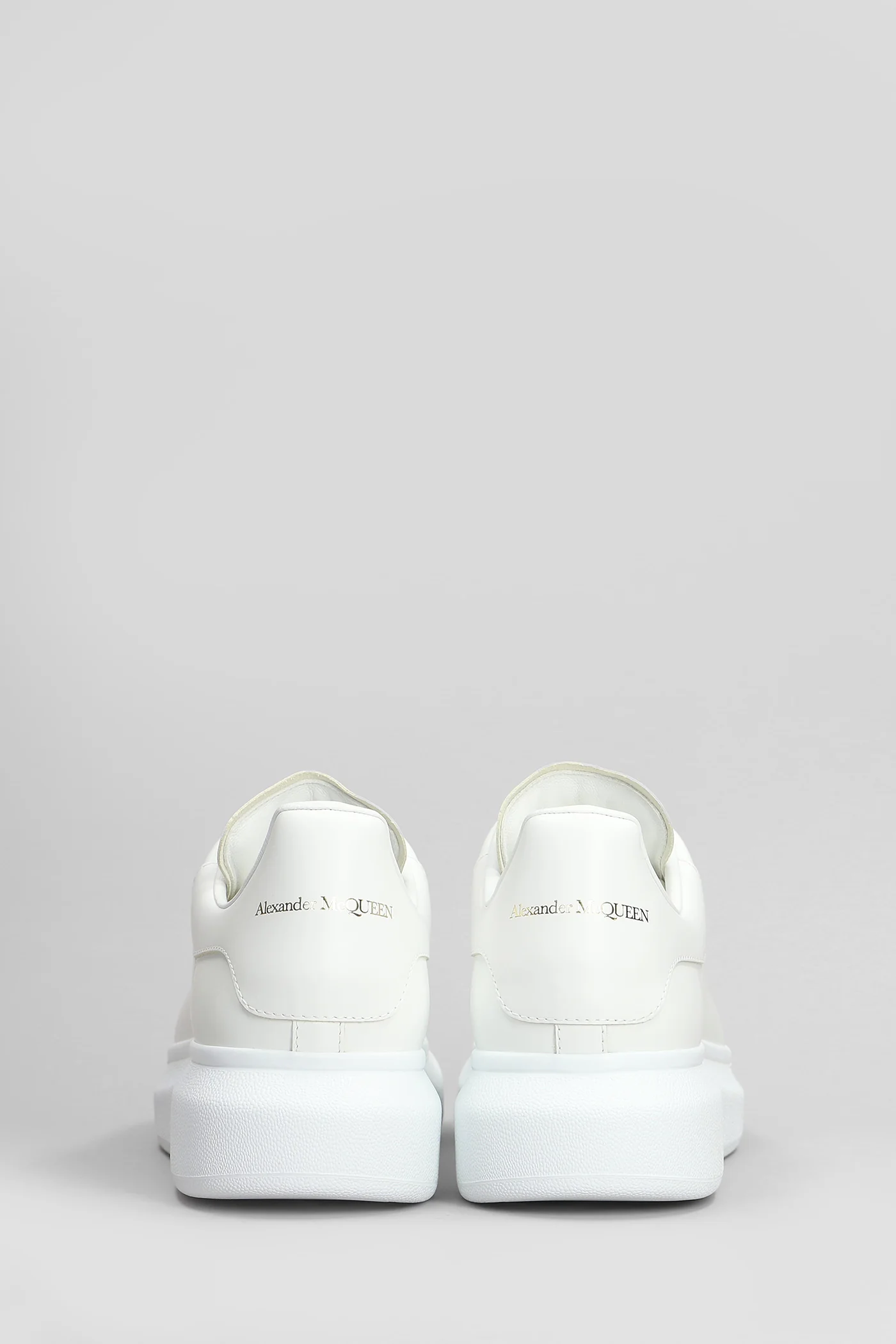 Oversize sneak Sneakers in white leather - Image 4