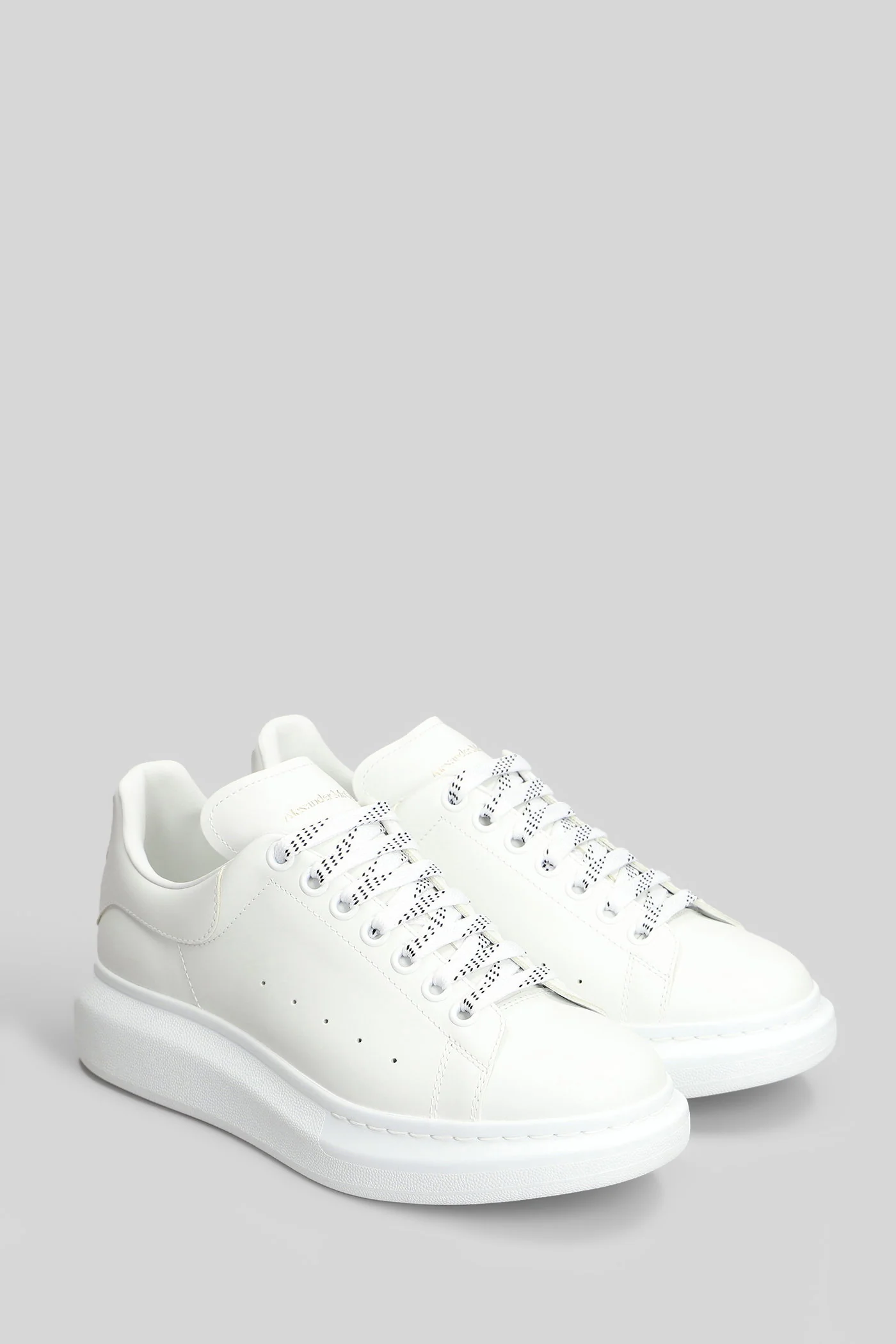 Oversize sneak Sneakers in white leather - Image 2