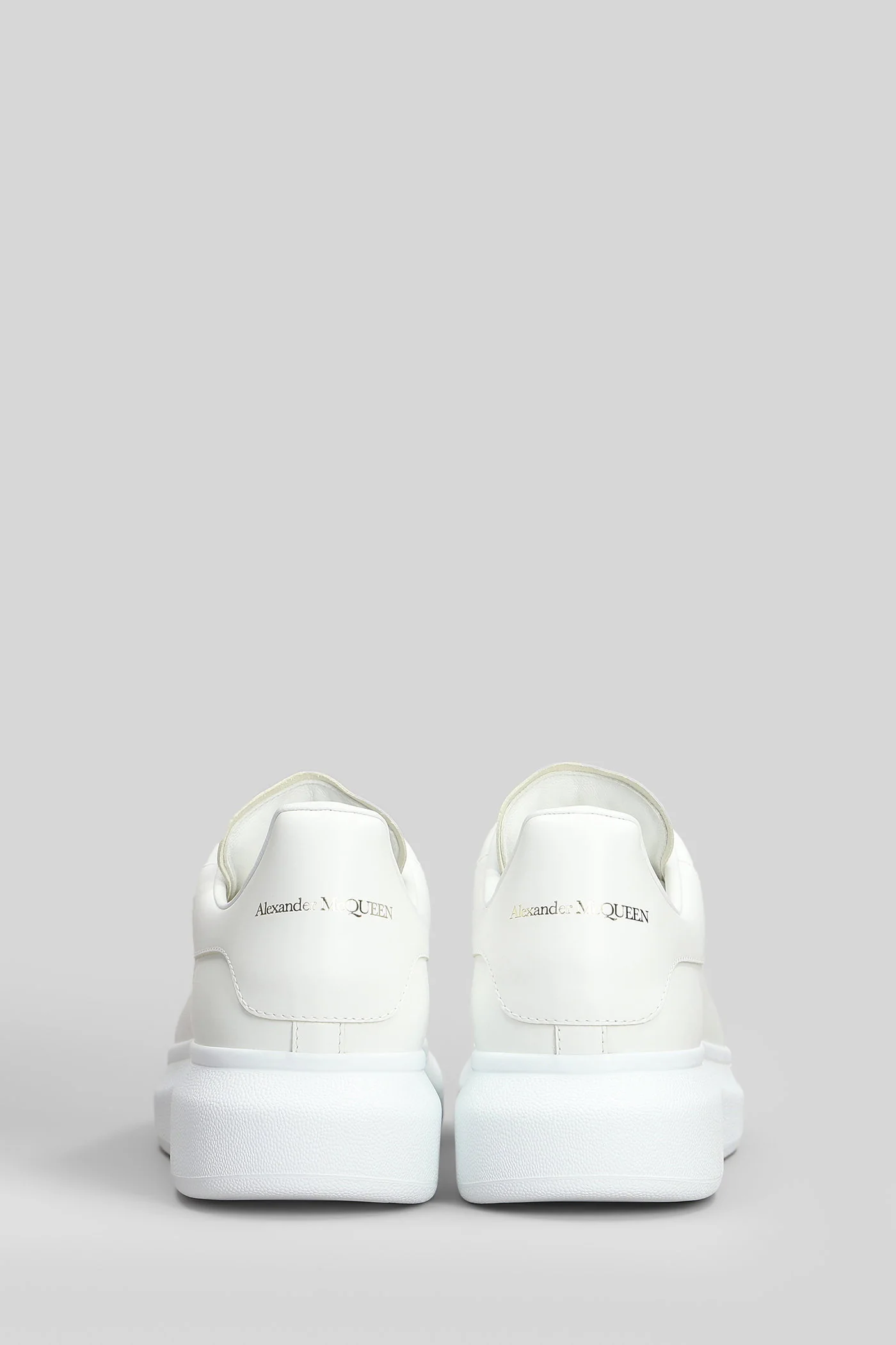 Oversize sneak Sneakers in white leather - Image 4