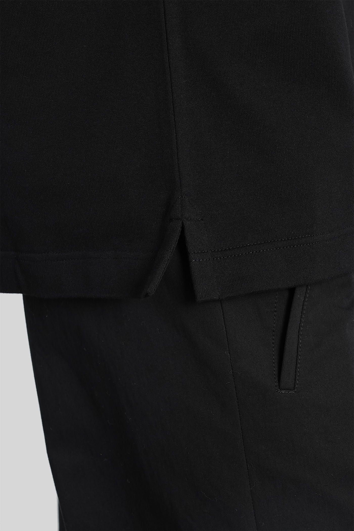 T-Shirt in black cotton - Image 5