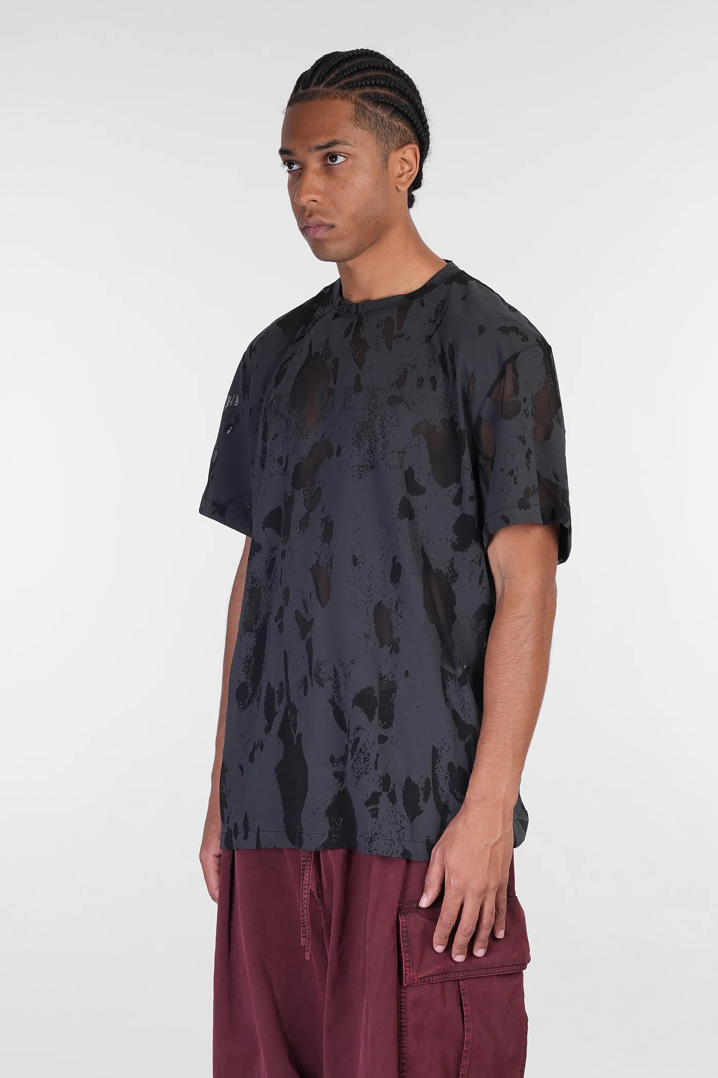 T-Shirt in grey cotton - Image 4