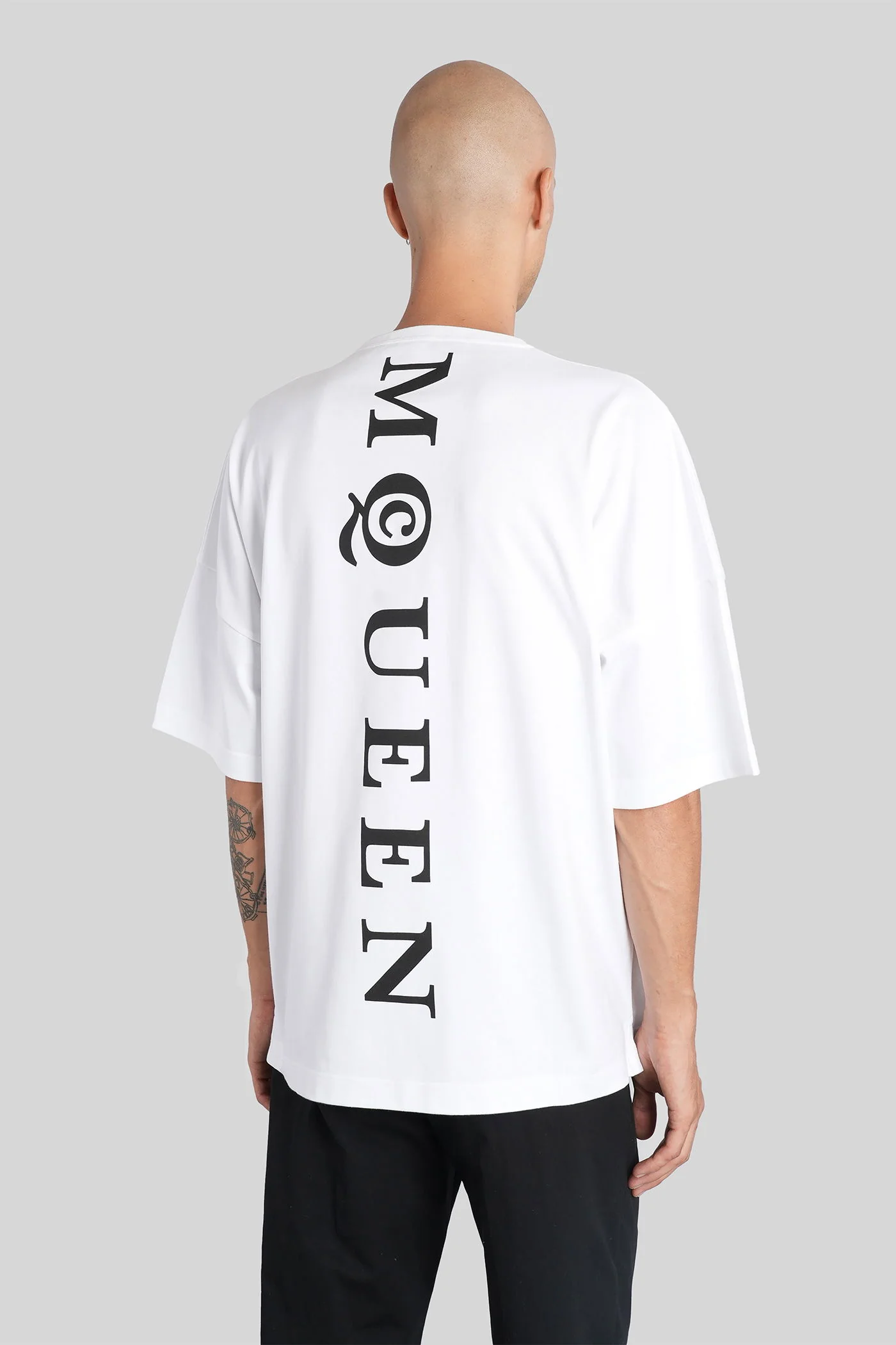 T-Shirt in white cotton - Image 3