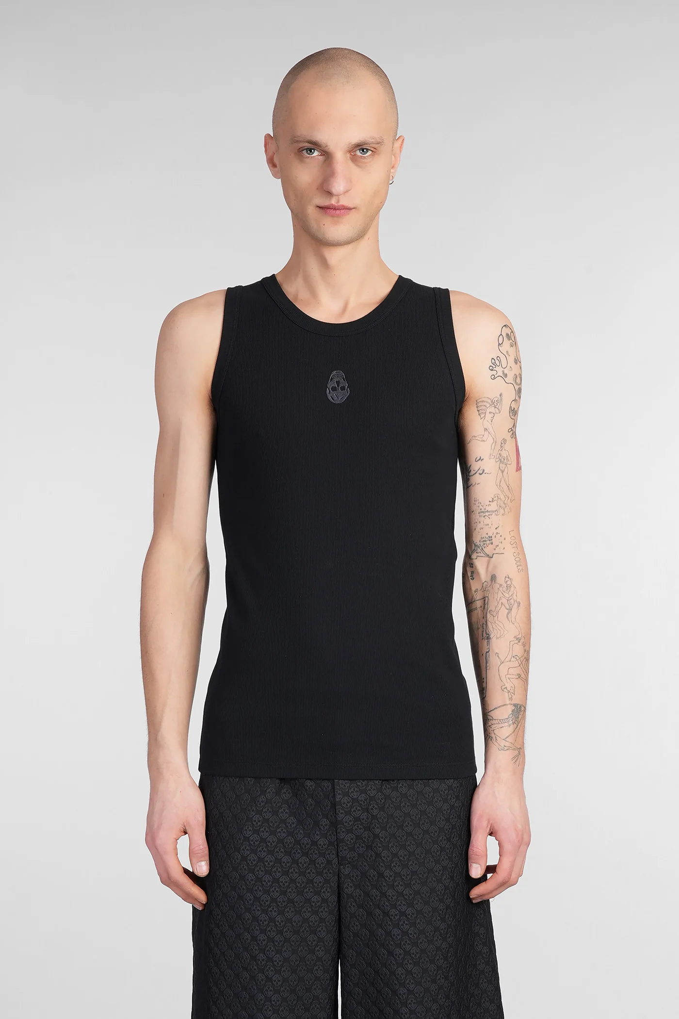 tank Top in black cotton