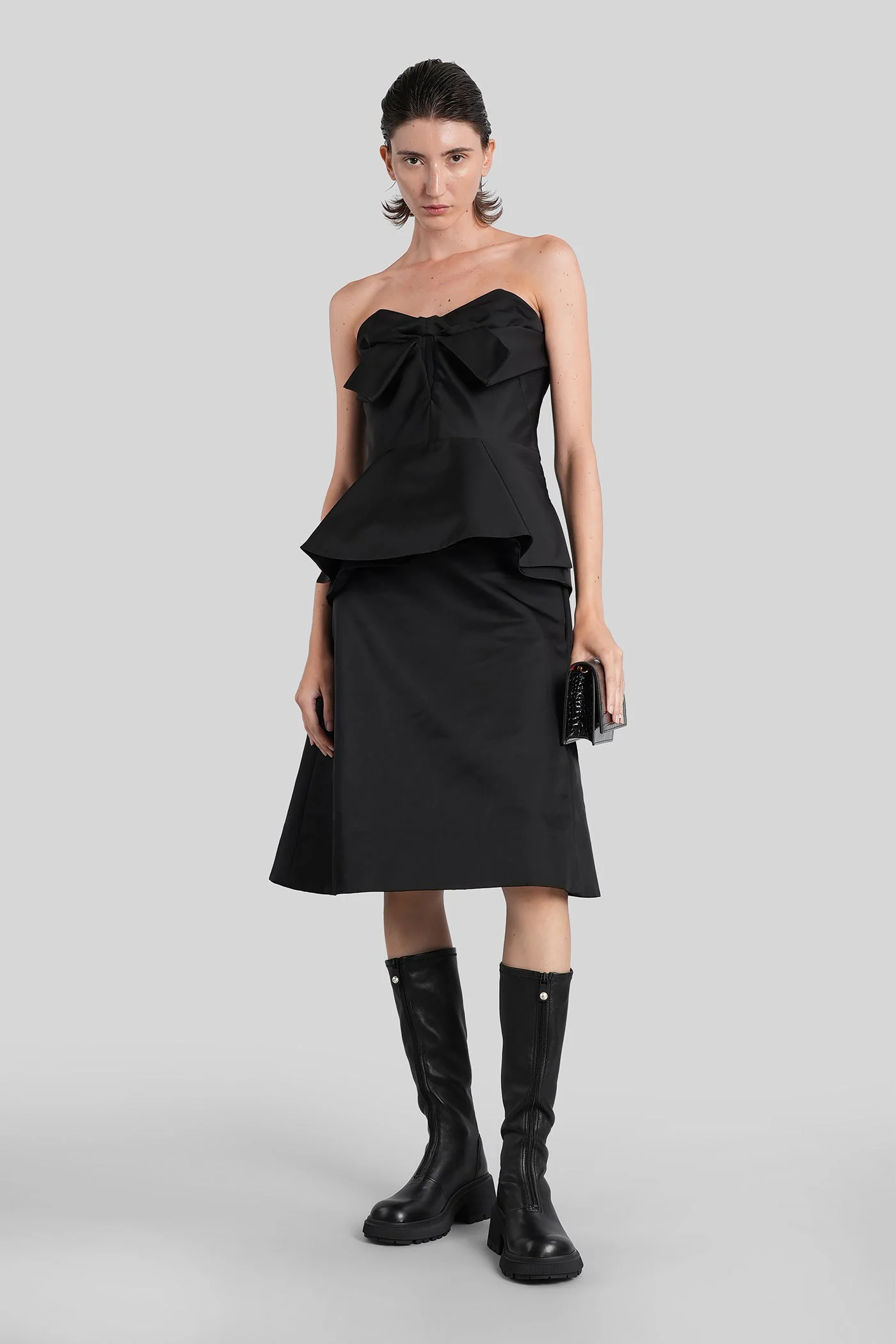 Topwear in black polyester - Image 6