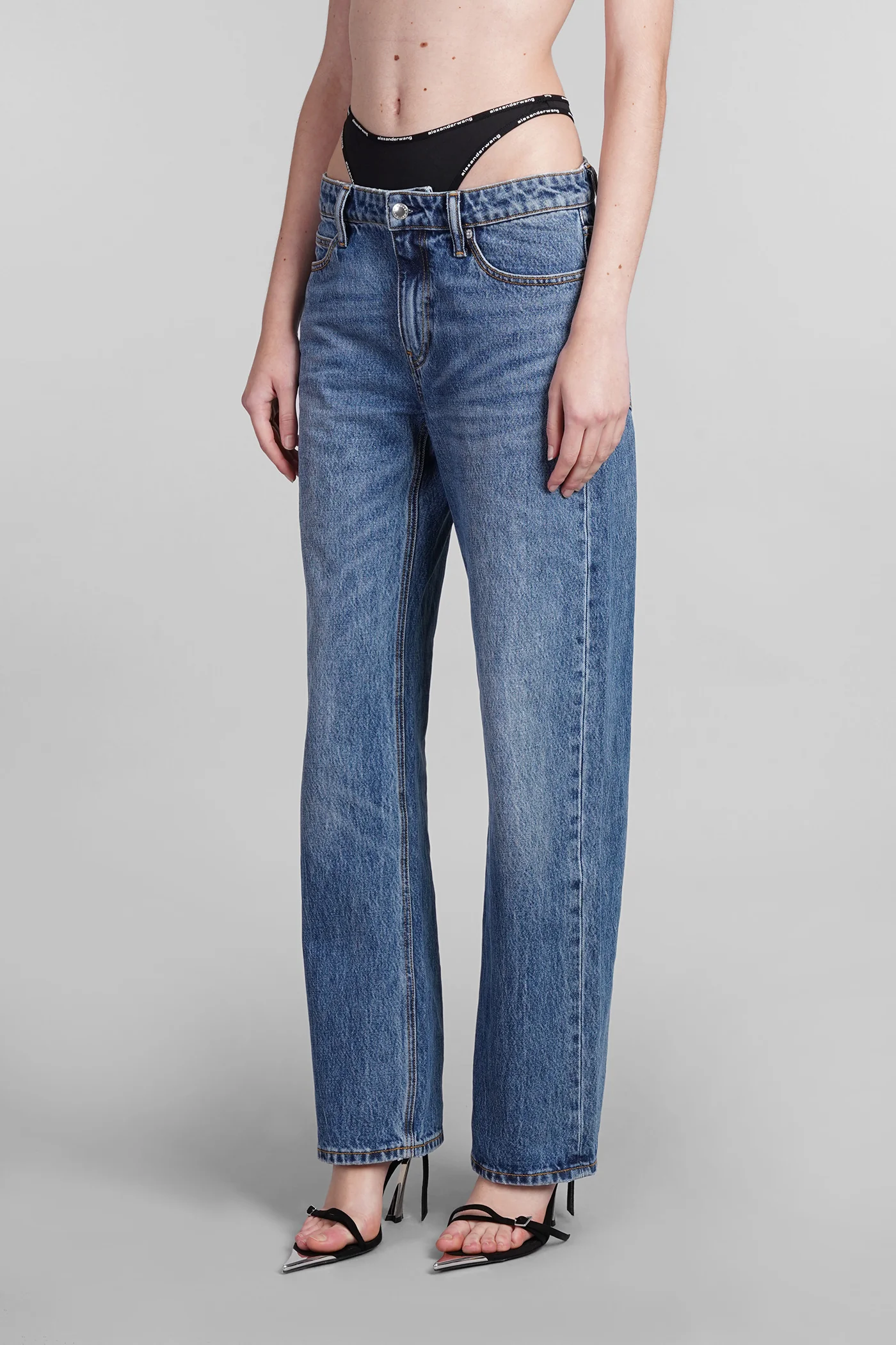 Jeans in blue cotton - Image 4