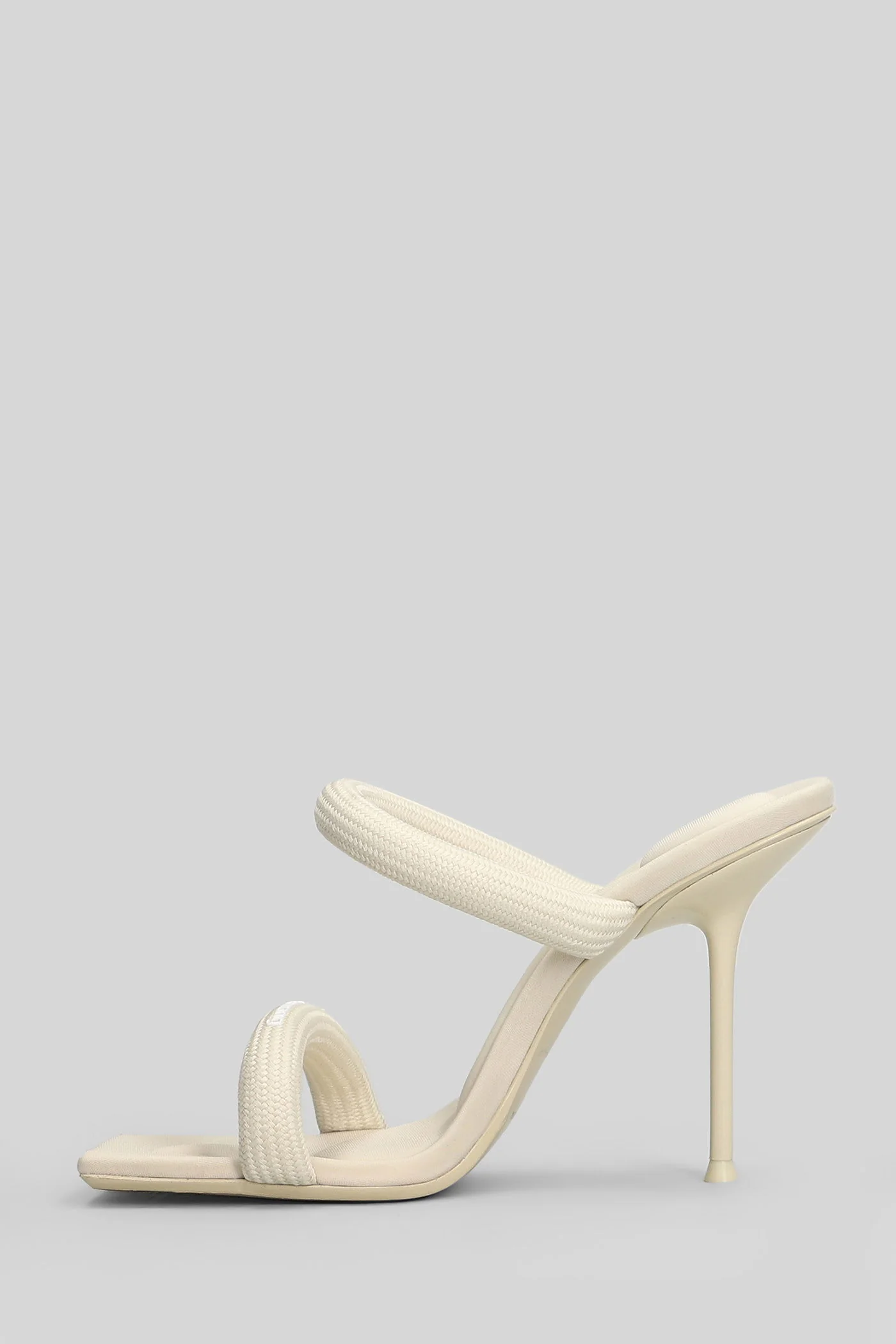 Julie Slipper-Mule in beige nylon - Image 3