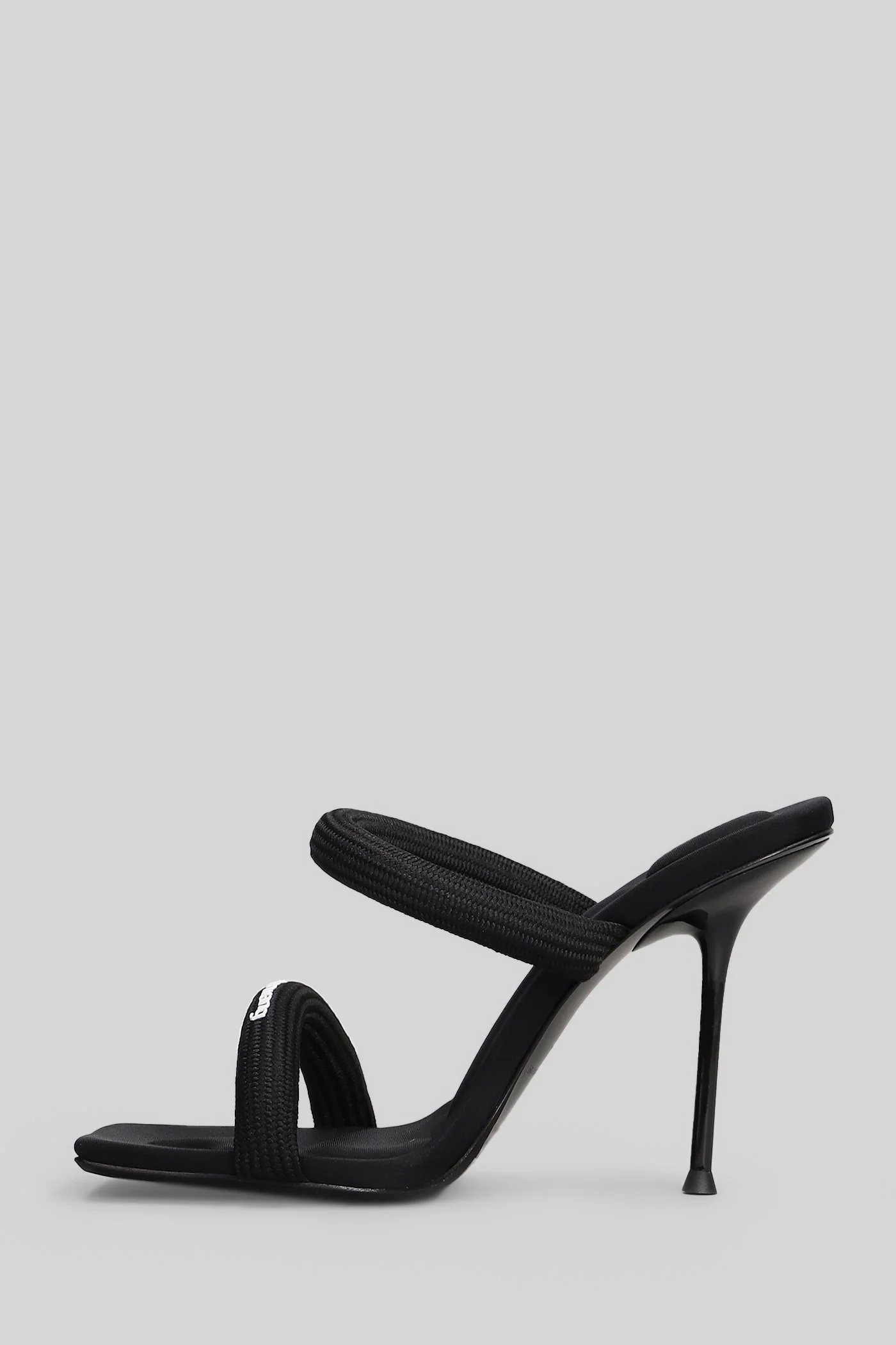 Julie Slipper-Mule in black nylon - Image 3