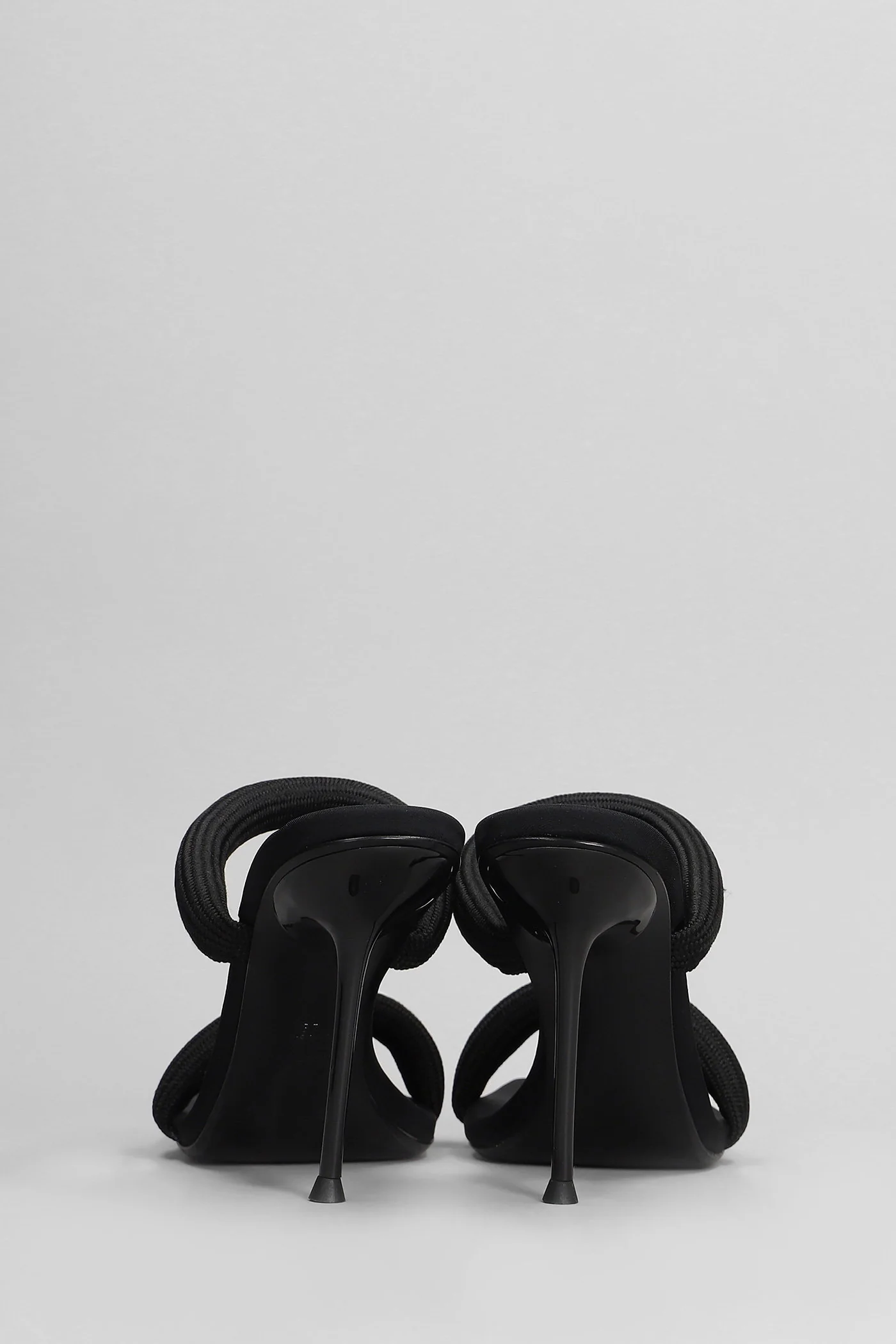 Julie Slipper-Mule in black nylon - Image 4