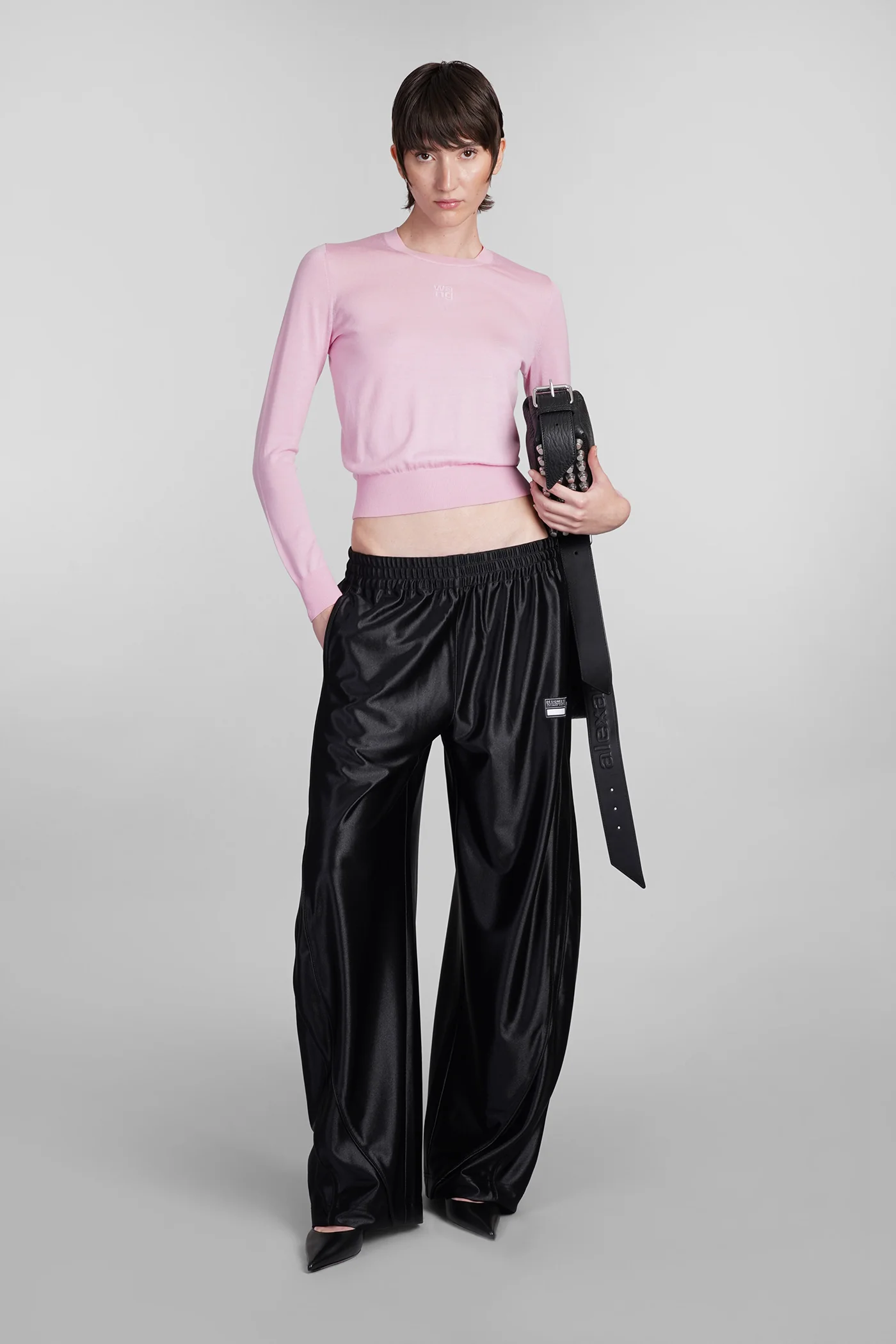 Knitwear in rose-pink wool - Image 2