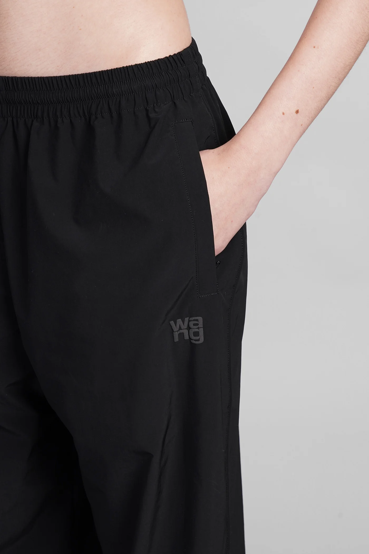Pants in black polyester - Image 5