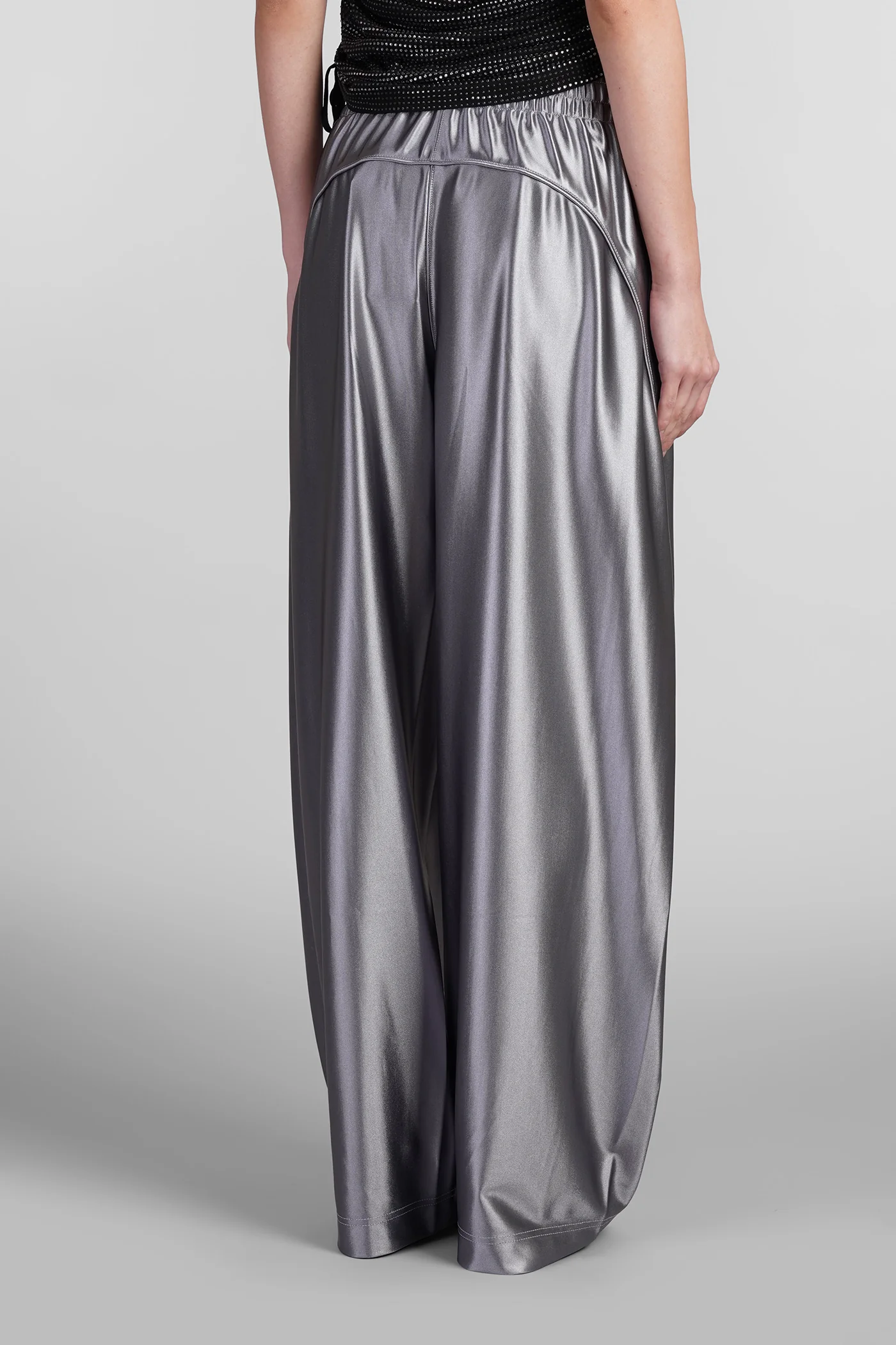 Pants in grey polyester - Image 3