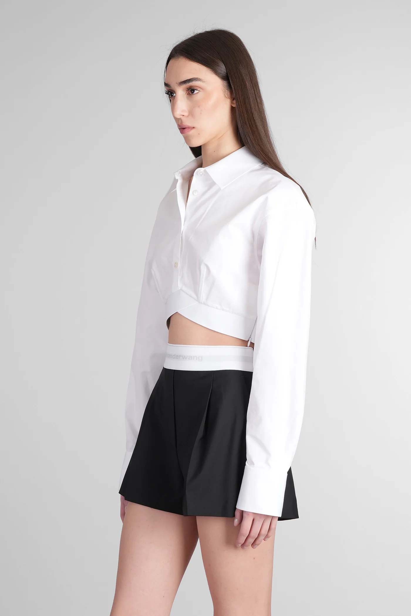 Shirt in white cotton - Image 4