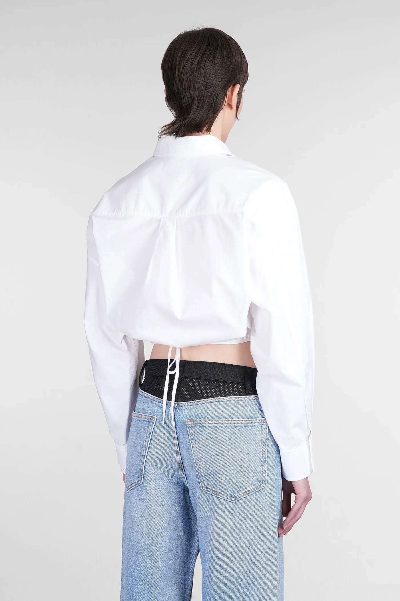 Shirt in white cotton - Image 3