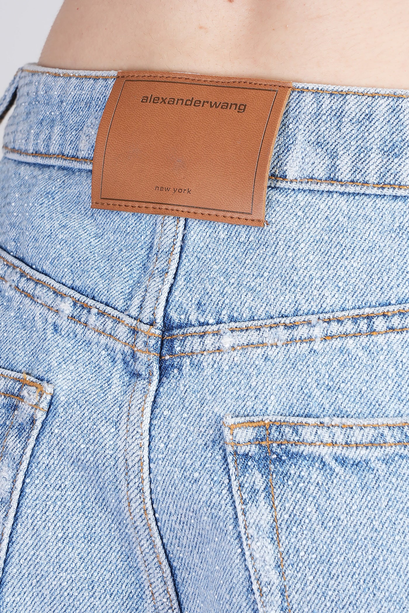 Shorts in blue cotton - Image 5
