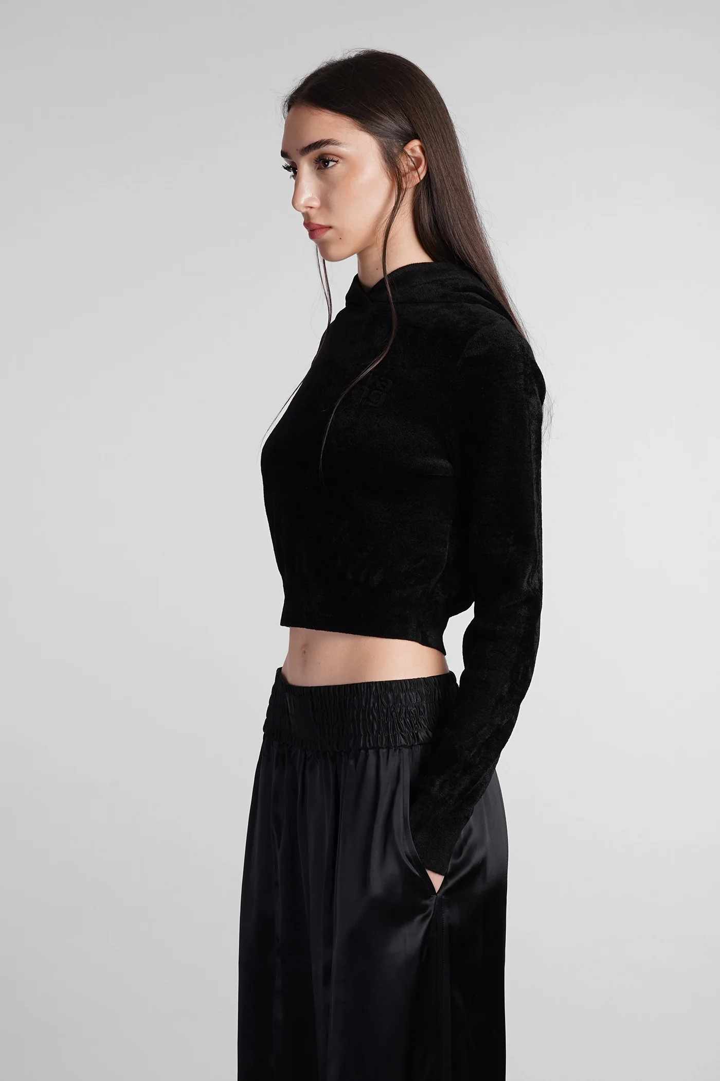Sweatshirt in black cotton - Image 4