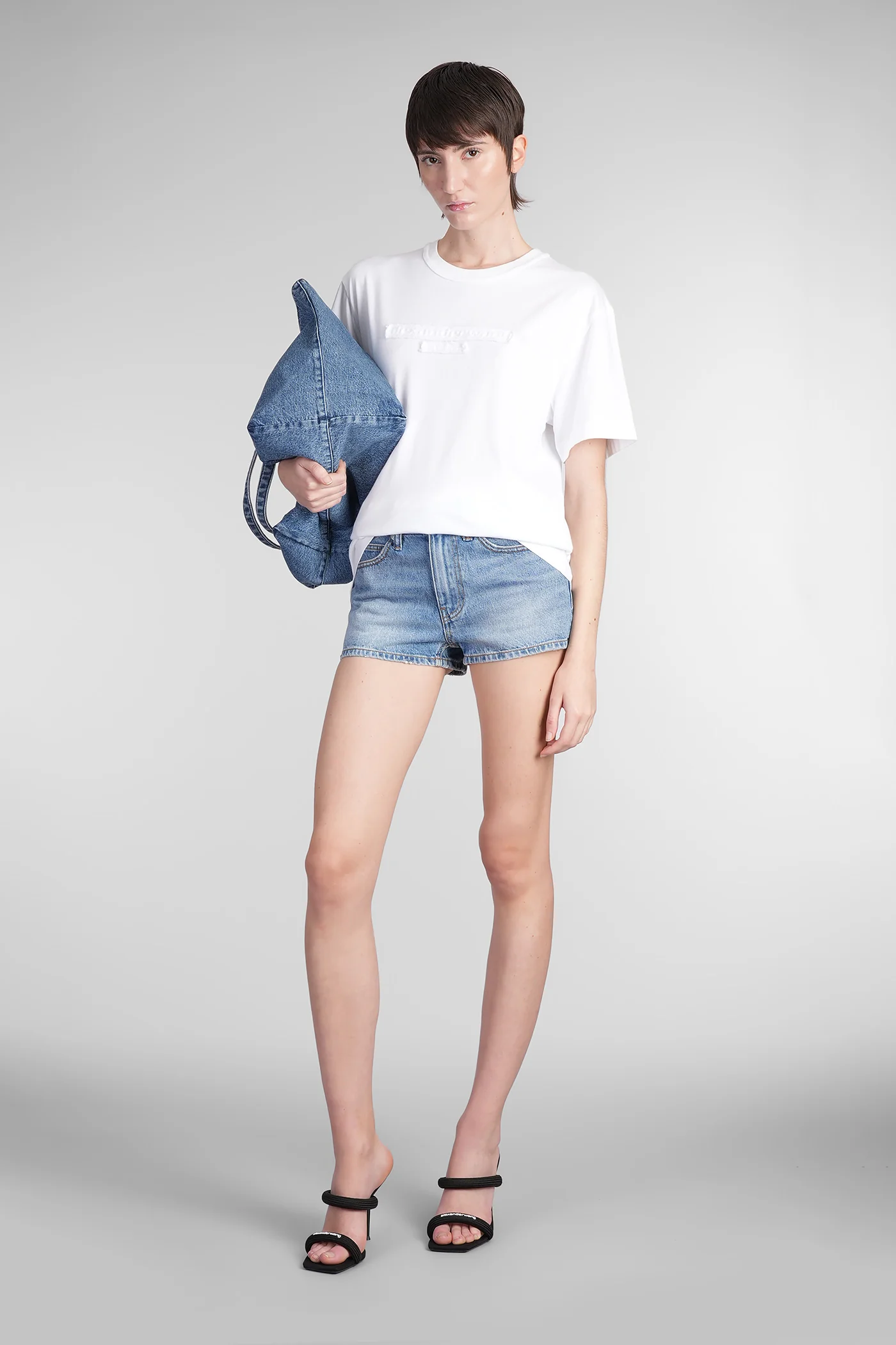 T-Shirt in white cotton - Image 2