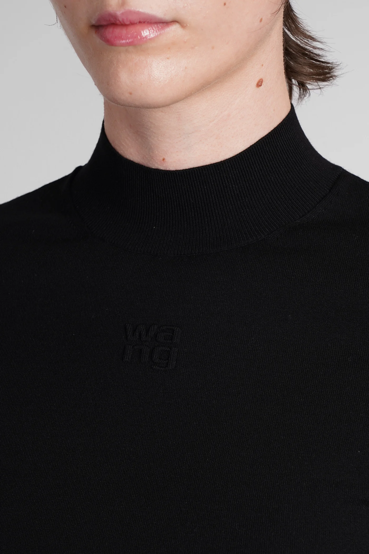 Topwear in black viscose - Image 5
