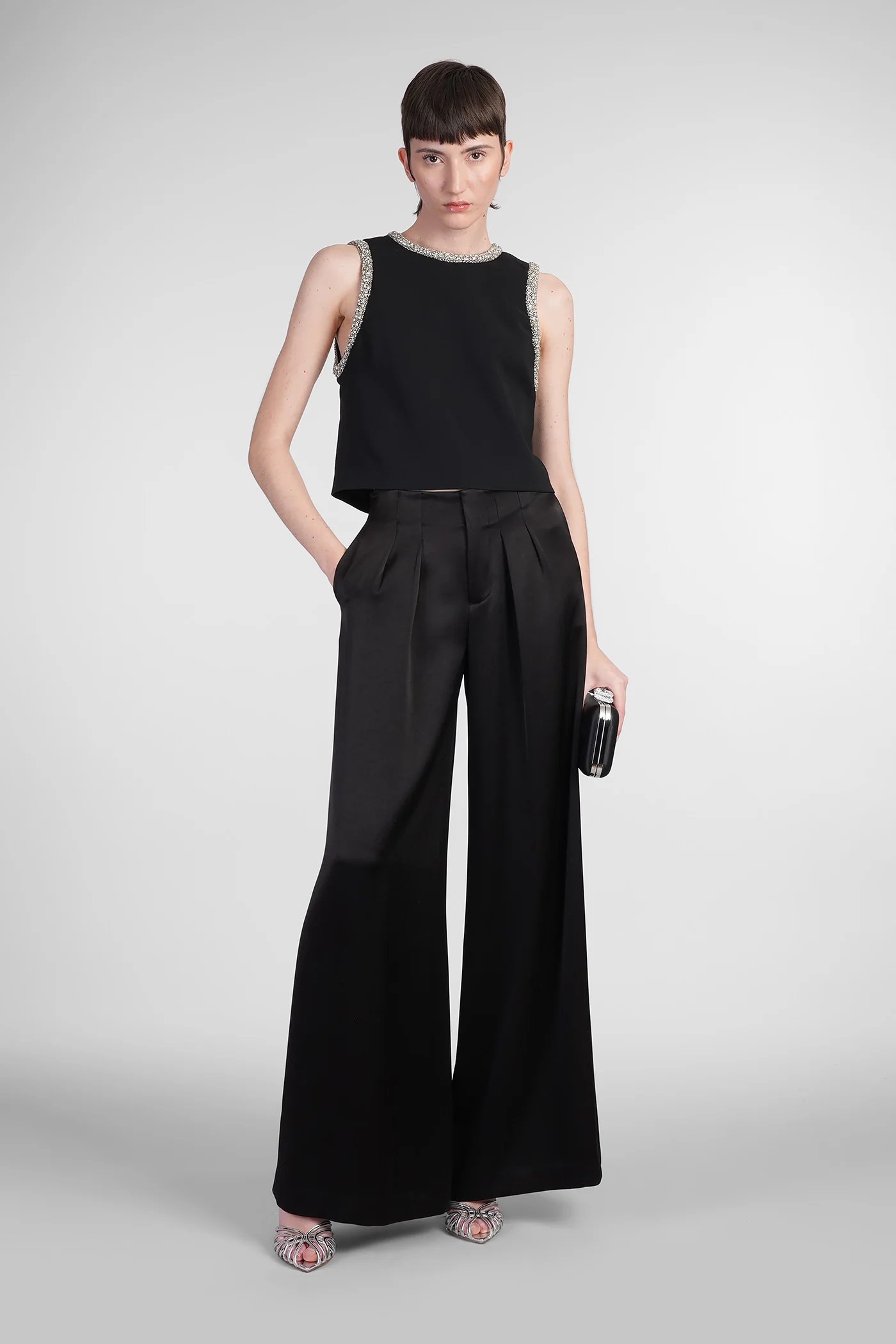 Amal Topwear in black polyester - Image 2