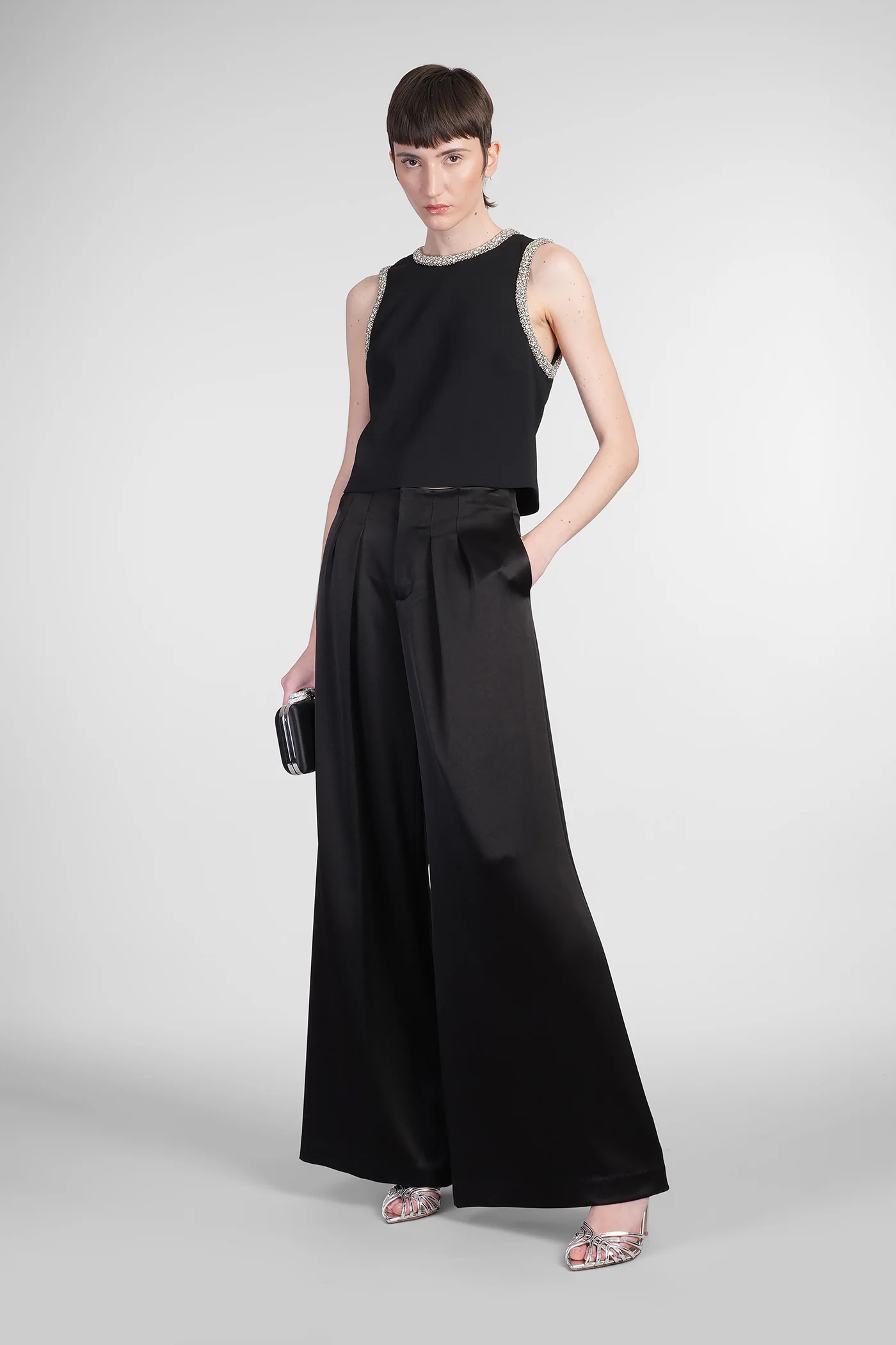 Eloise Pants in black Triacetate - Image 2