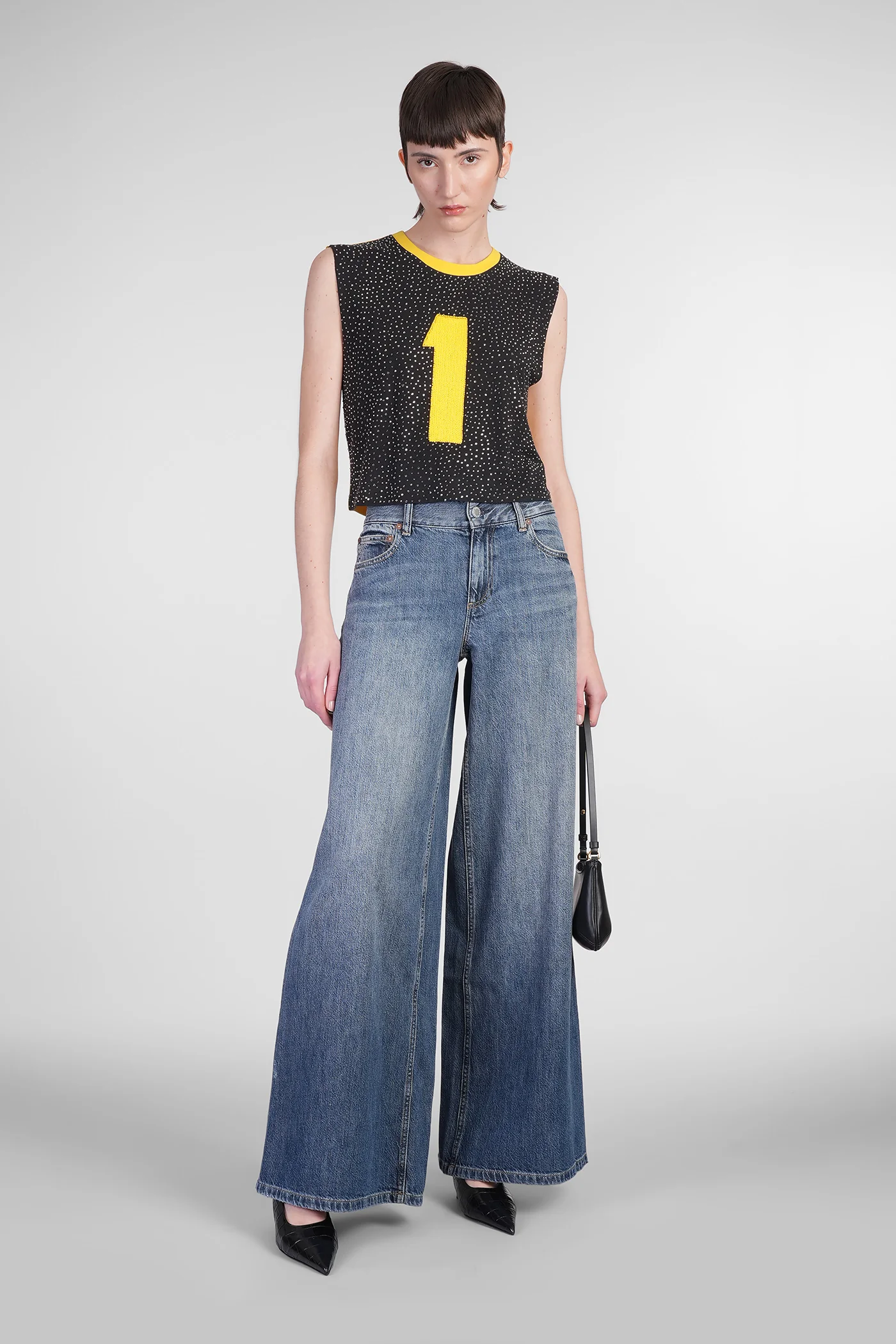 Micah Topwear in black cotton - Image 2