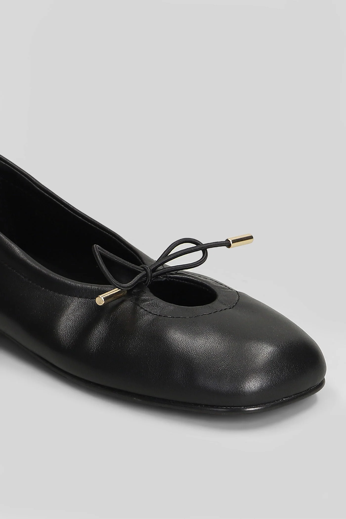Rosalind Ballet flats in black leather - Image 5