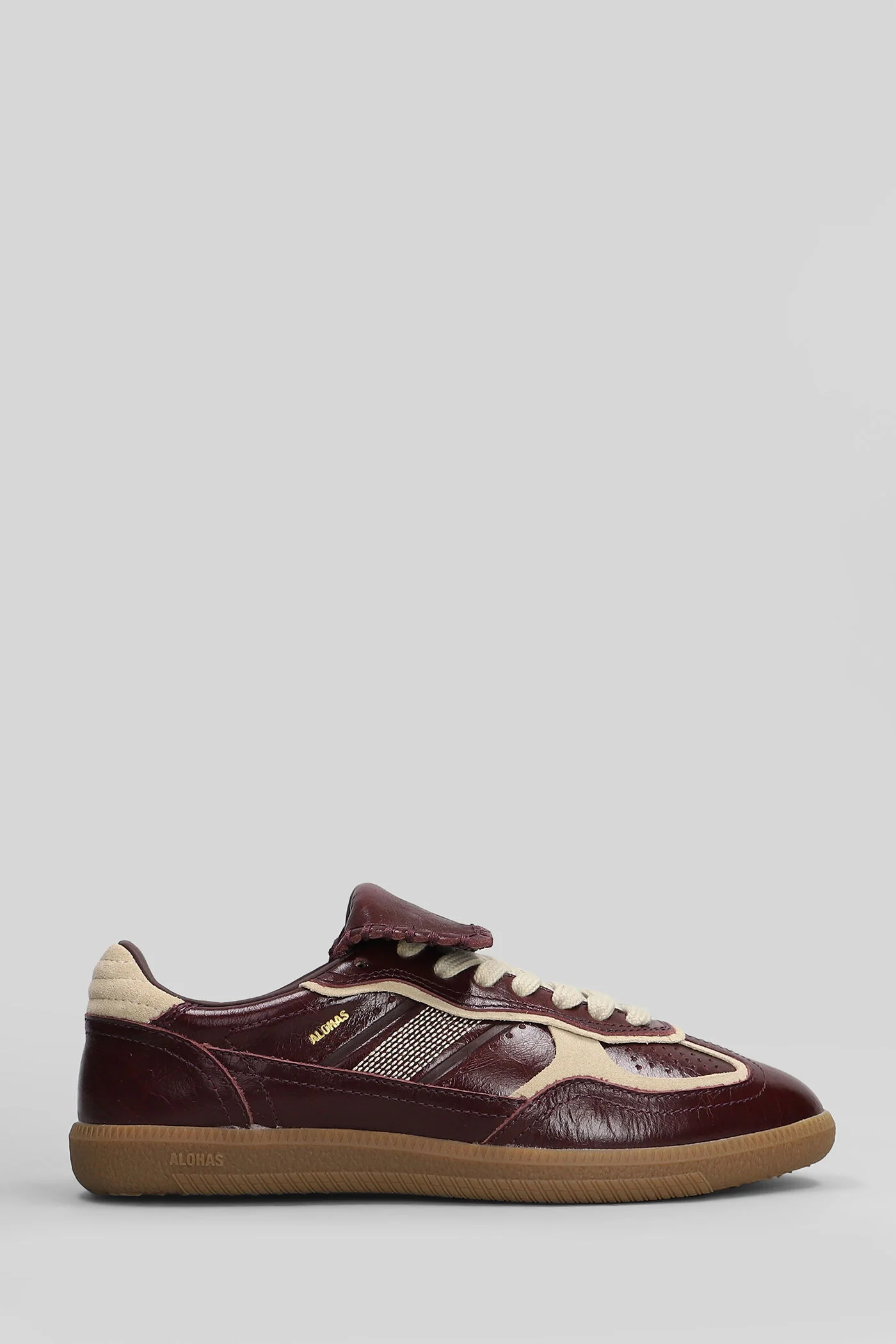 Tb.490 Sneakers in bordeaux leather