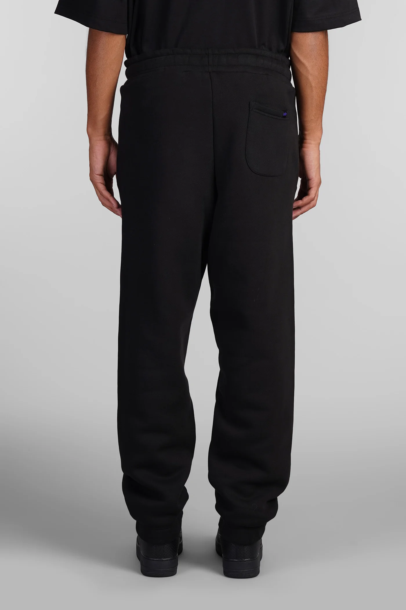Jogger uv Pants in black cotton - Image 3