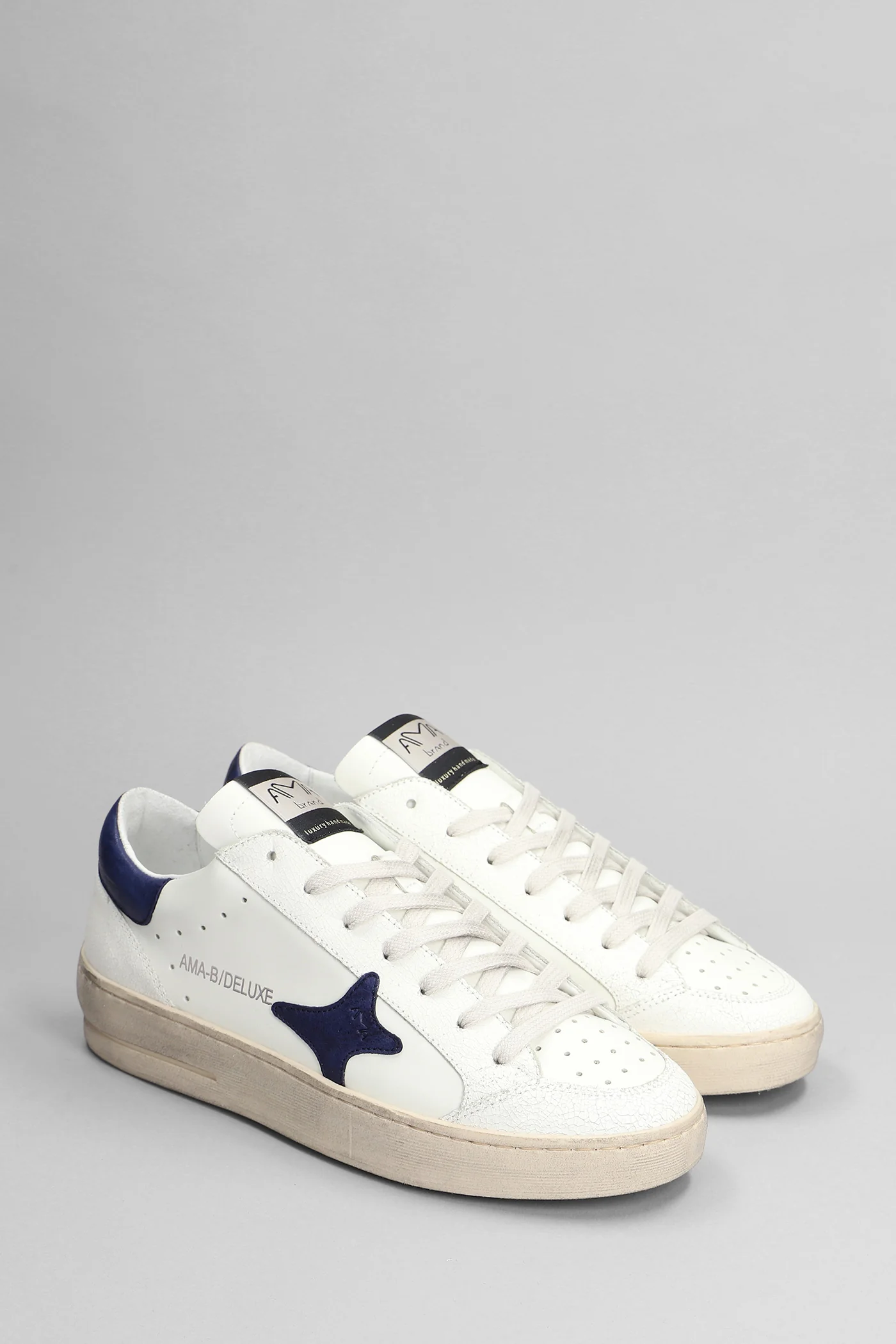 Sneakers in white leather - Image 2