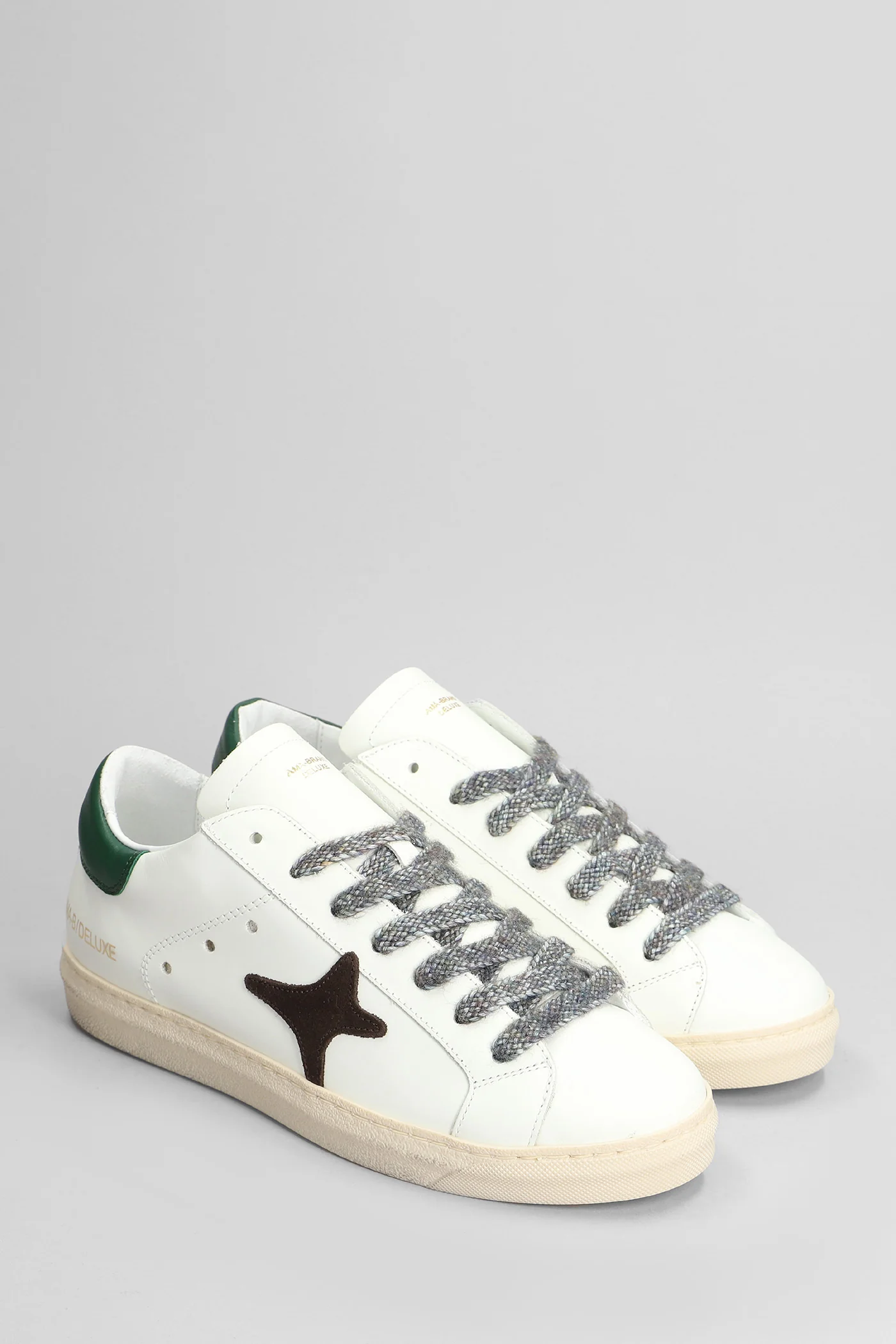 Sneakers in white leather - Image 2