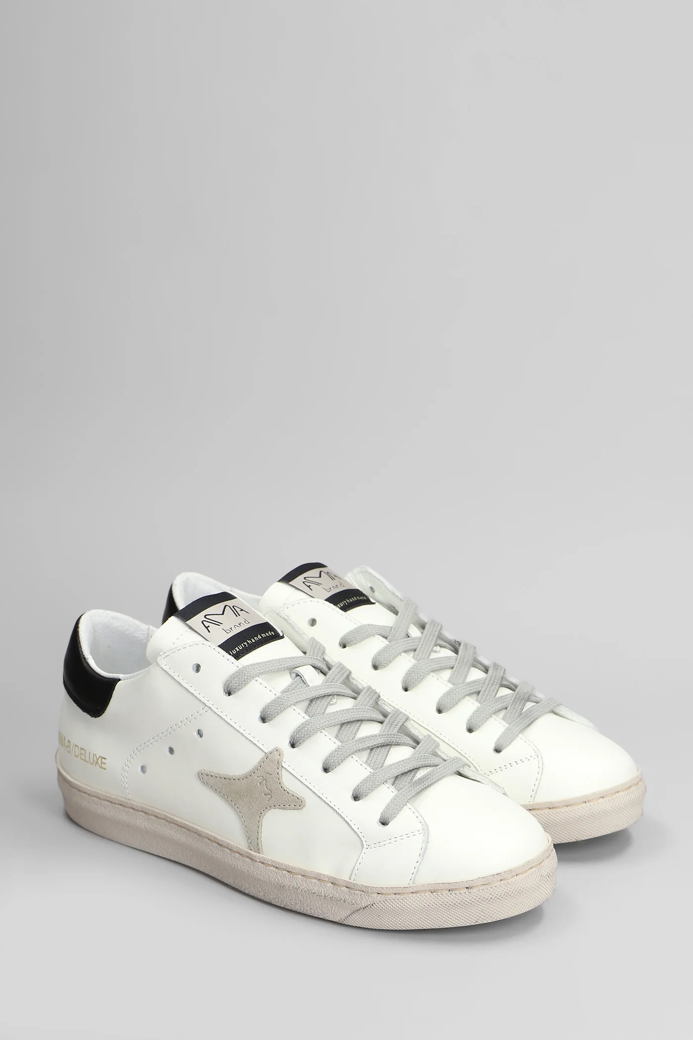 Sneakers in white leather - Image 2