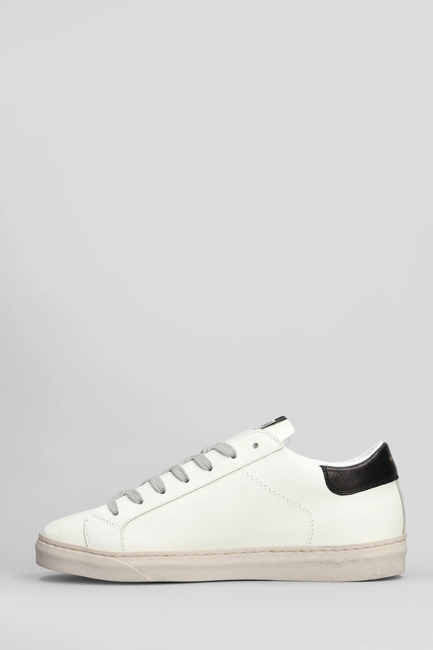 Sneakers in white leather - Image 3