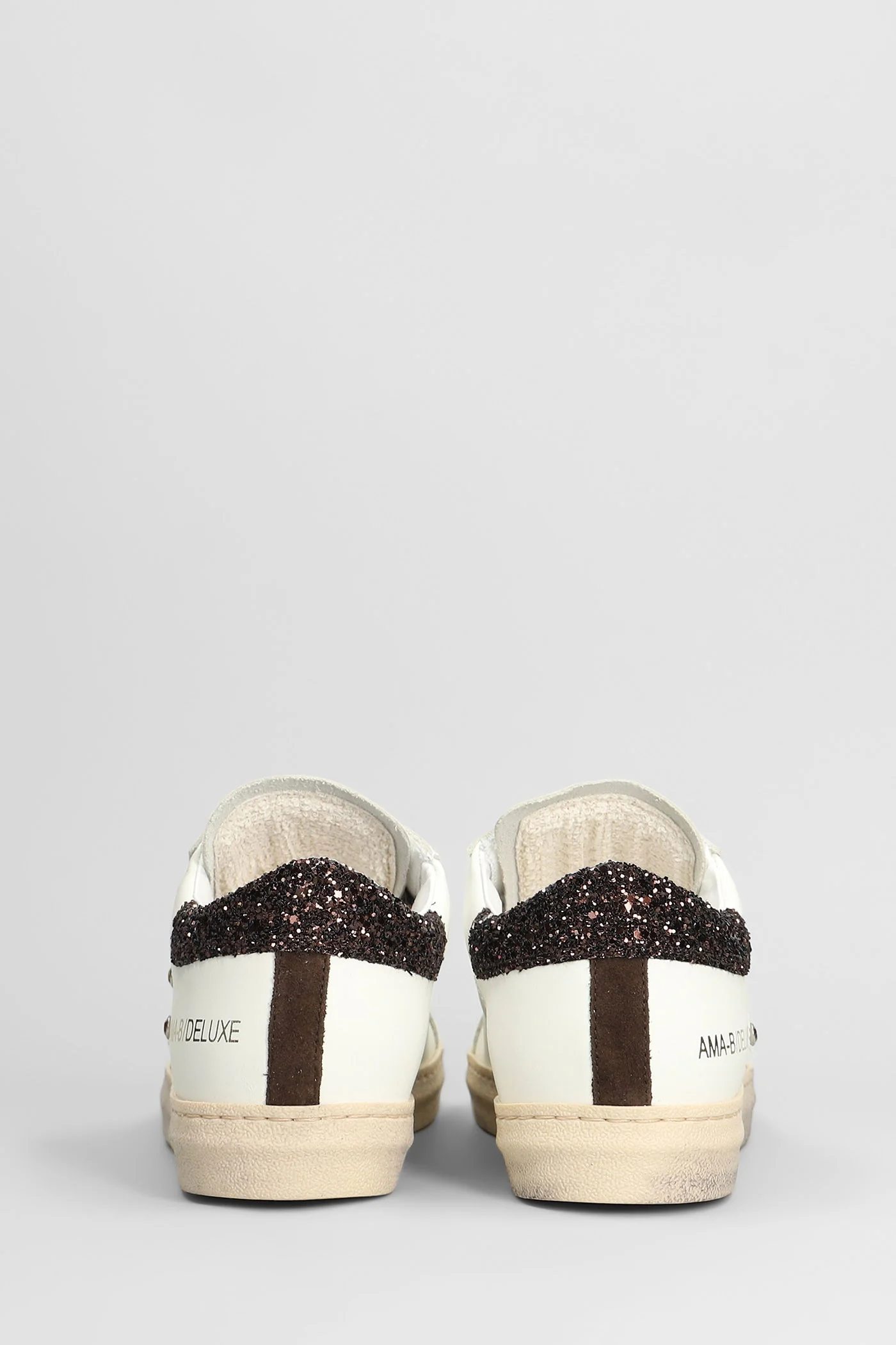 Sneakers in white leather - Image 4
