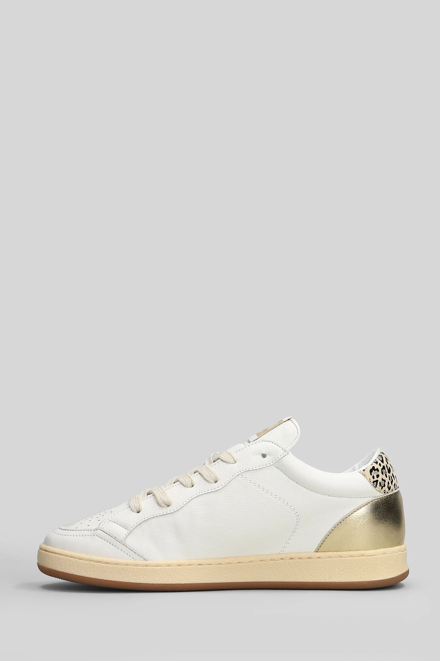 Sneakers in white leather - Image 3