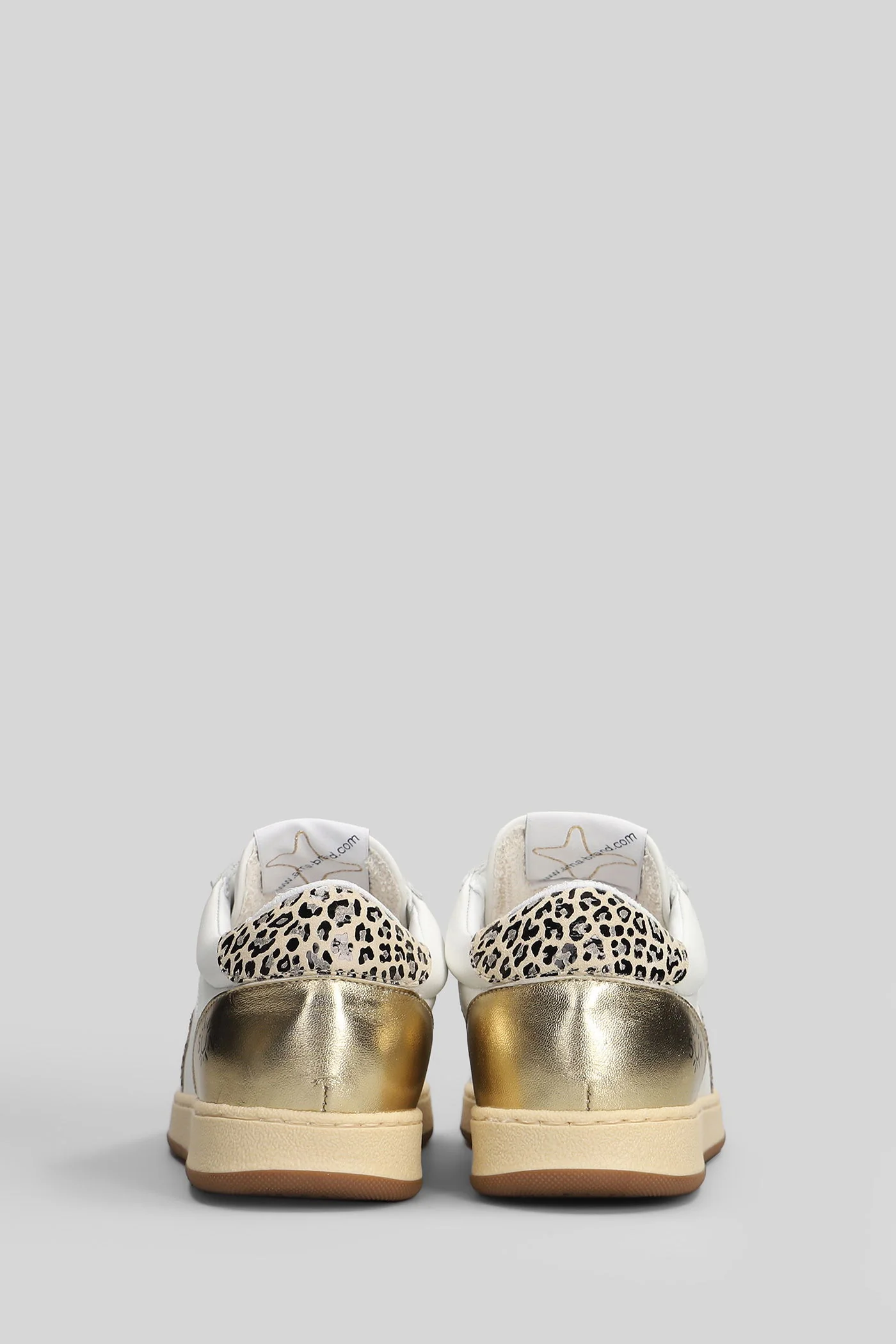 Sneakers in white leather - Image 4